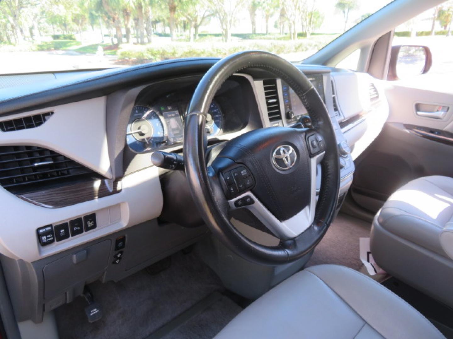 2017 Toyota Sienna Limited Premium 7-Passenger (5TDYZ3DC6HS) with an 3.5L V6 EFI DOHC 24V engine, 8A transmission, located at 4301 Oak Circle #19, Boca Raton, FL, 33431, (954) 561-2499, 26.388861, -80.084038 - You are looking at a Gorgeous 2017 Toyota Sienna XLE VMI Summit Handicap Wheelchair Conversion Van with Power Side Entry Foldout Ramp, Q-Straint Tie Down System with Retractors, Rear Entertainment Flat Screen TV, Back Up Camera, Quick Release Front Seats, Alloy Wheels, Dual Power Side Entry Doors, H - Photo#86