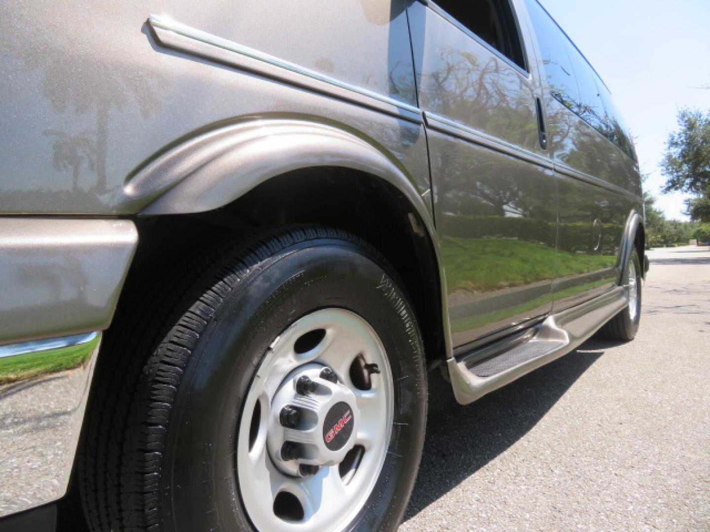 2021 Bronze Mist /Beige GMC Savana LS 2500 (1GJW7EF73M1) with an 6.6L V8 OHV 16V engine, 6A transmission, located at 4301 Oak Circle #19, Boca Raton, FL, 33431, (954) 561-2499, 26.388472, -80.084045 - Photo#34