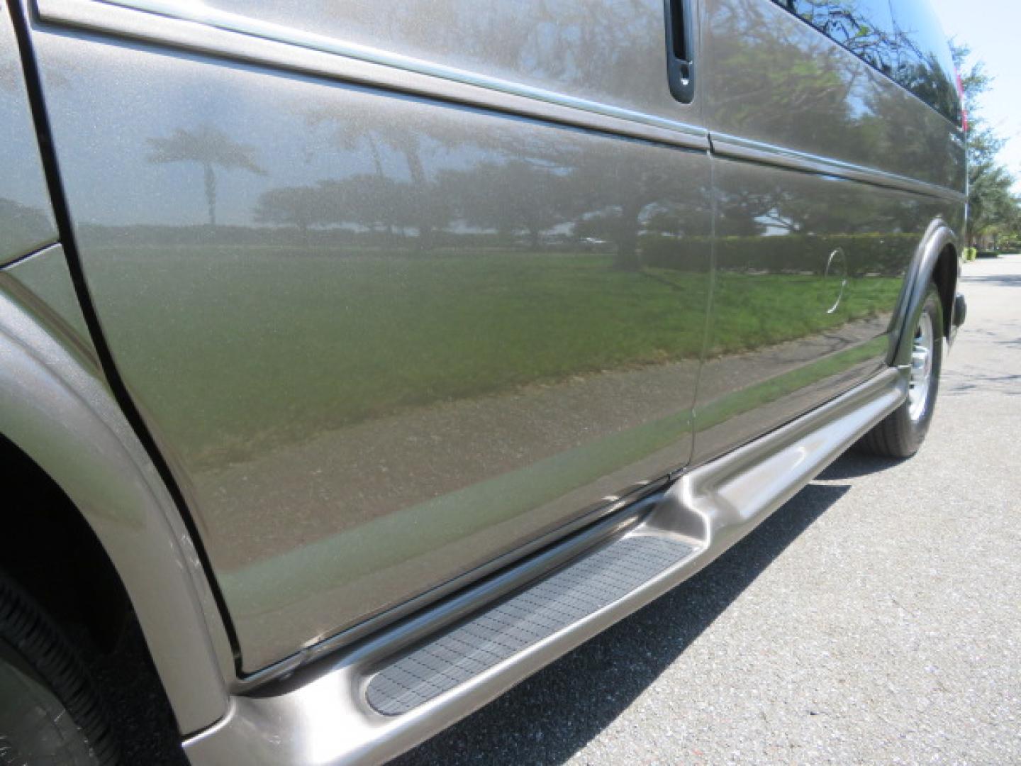 2021 Bronze Mist /Beige GMC Savana LS 2500 (1GJW7EF73M1) with an 6.6L V8 OHV 16V engine, 6A transmission, located at 4301 Oak Circle #19, Boca Raton, FL, 33431, (954) 561-2499, 26.388472, -80.084045 - Photo#35