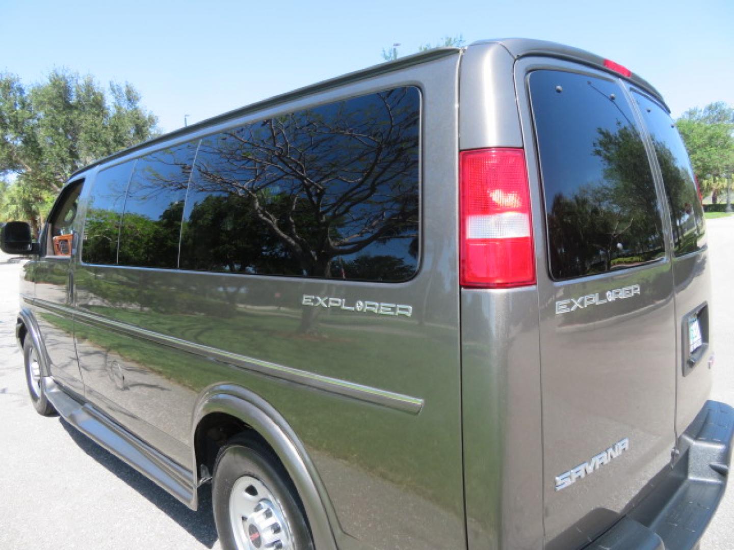 2021 Bronze Mist /Beige GMC Savana LS 2500 (1GJW7EF73M1) with an 6.6L V8 OHV 16V engine, 6A transmission, located at 4301 Oak Circle #19, Boca Raton, FL, 33431, (954) 561-2499, 26.388472, -80.084045 - Photo#40