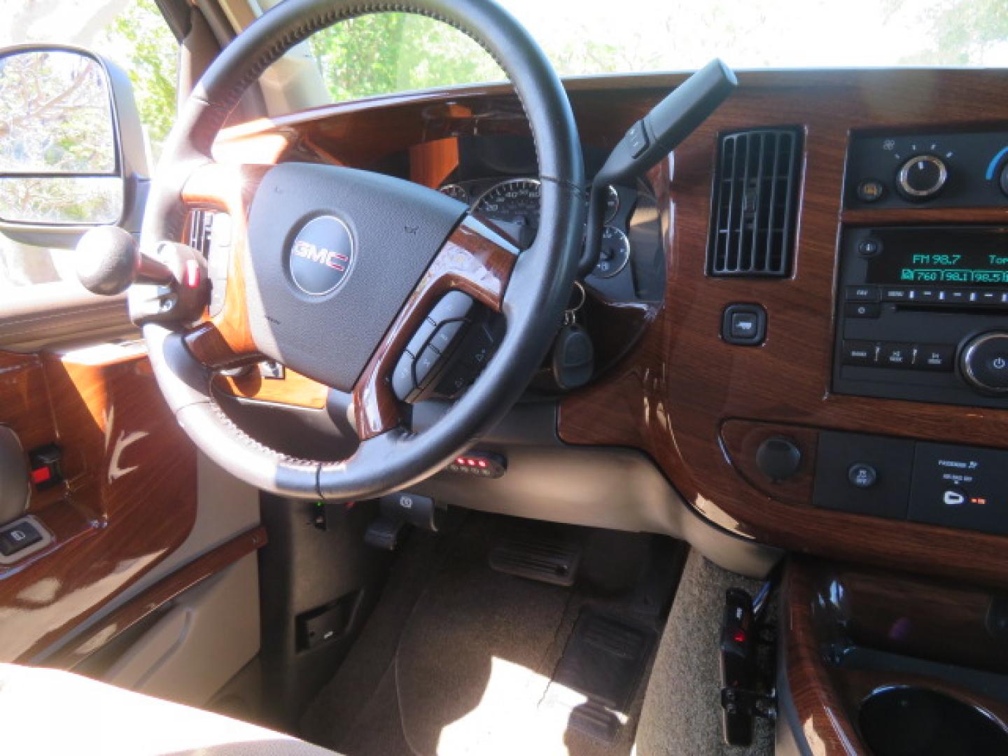 2021 Bronze Mist /Beige GMC Savana LS 2500 (1GJW7EF73M1) with an 6.6L V8 OHV 16V engine, 6A transmission, located at 4301 Oak Circle #19, Boca Raton, FL, 33431, (954) 561-2499, 26.388472, -80.084045 - Photo#71