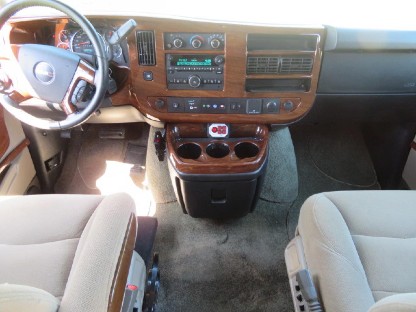 2021 Bronze Mist /Beige GMC Savana LS 2500 (1GJW7EF73M1) with an 6.6L V8 OHV 16V engine, 6A transmission, located at 4301 Oak Circle #19, Boca Raton, FL, 33431, (954) 561-2499, 26.388472, -80.084045 - Photo#74