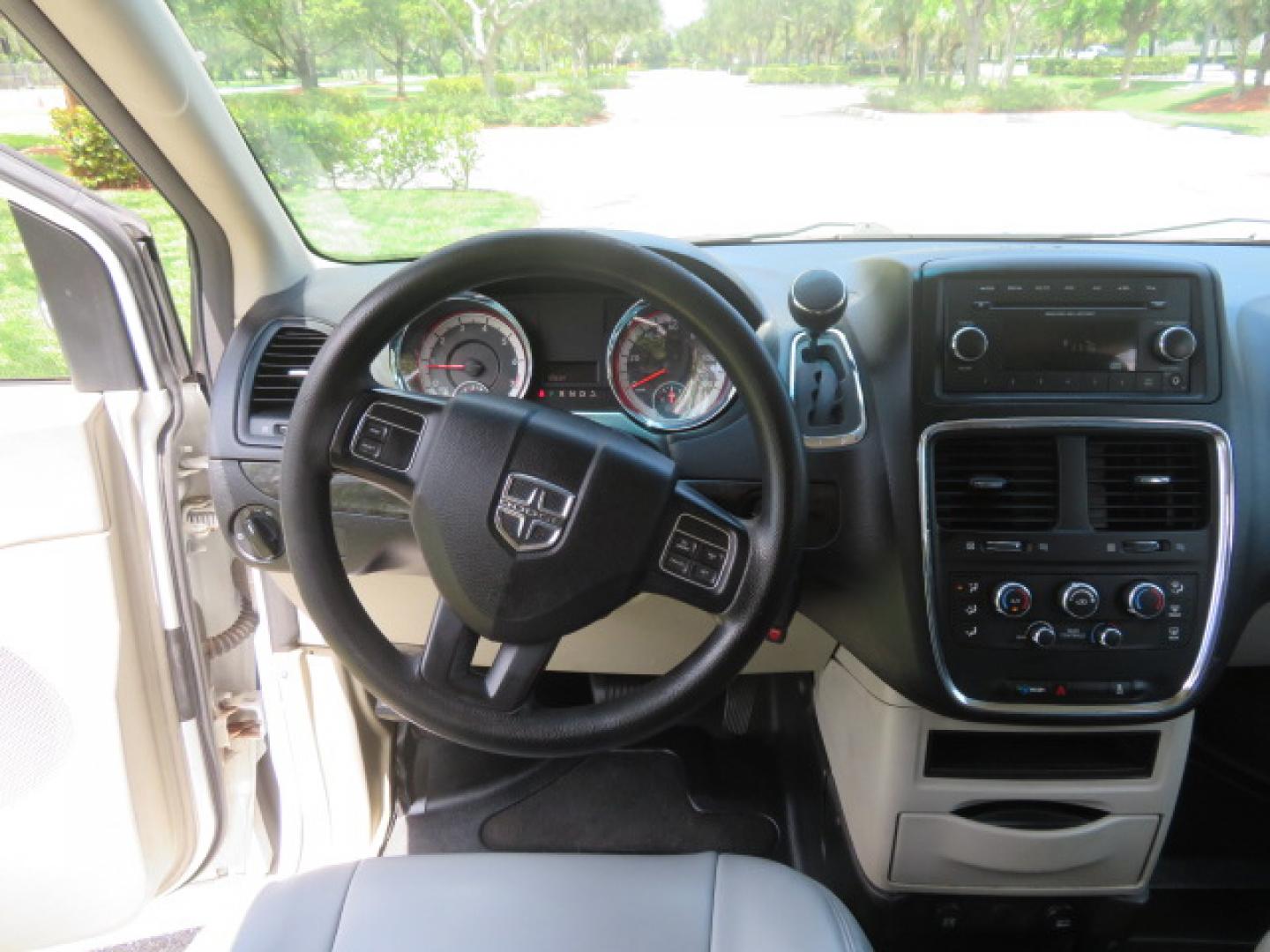 2014 White /Gray Dodge Grand Caravan SE (2C7WDGBG3ER) with an 3.6L V6 DOHC 24V engine, 6-Speed Automatic transmission, located at 4301 Oak Circle #19, Boca Raton, FL, 33431, (954) 561-2499, 26.388472, -80.084045 - You are looking a beautiful 2014 Dodge Grand Caravan SXT Braunability Handicap Wheelchair Conversion Van with 121K Original Miles, Braunability Commercial Handicap Van Conversion with Manual Side Entry Ramp, Wheelchair Tie Downs, Dual Sliding Doors, Power Package, Soundsystem, Cruise Control, and Mu - Photo#70