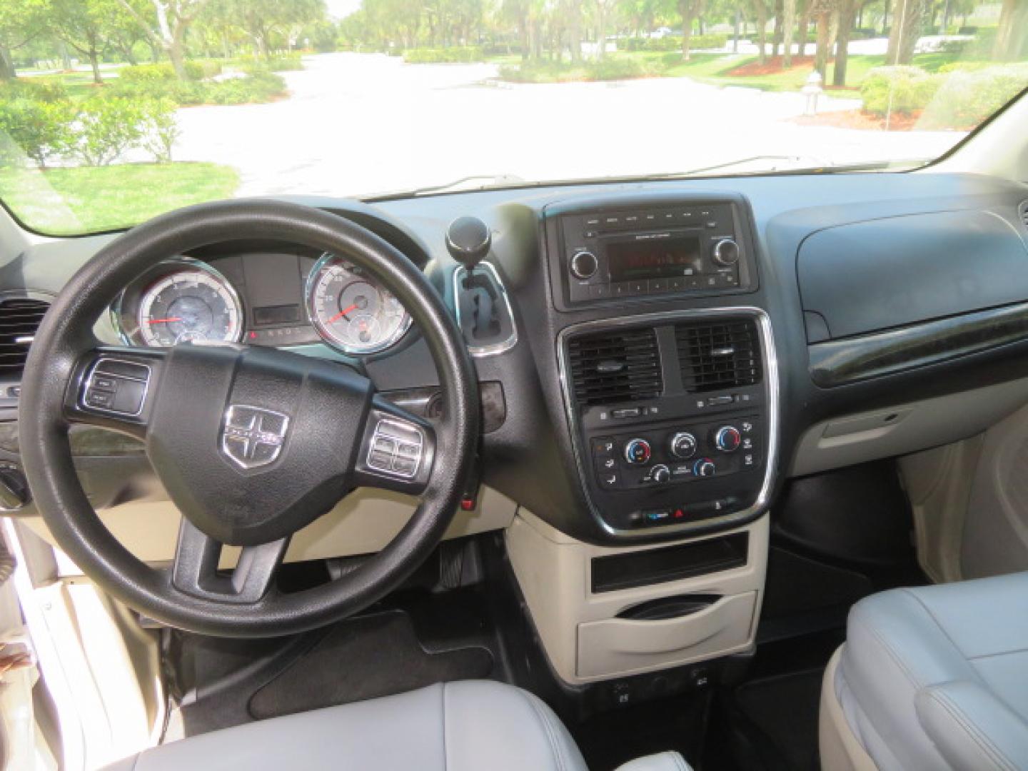 2014 White /Gray Dodge Grand Caravan SE (2C7WDGBG3ER) with an 3.6L V6 DOHC 24V engine, 6-Speed Automatic transmission, located at 4301 Oak Circle #19, Boca Raton, FL, 33431, (954) 561-2499, 26.388472, -80.084045 - You are looking a beautiful 2014 Dodge Grand Caravan SXT Braunability Handicap Wheelchair Conversion Van with 121K Original Miles, Braunability Commercial Handicap Van Conversion with Manual Side Entry Ramp, Wheelchair Tie Downs, Dual Sliding Doors, Power Package, Soundsystem, Cruise Control, and Mu - Photo#71
