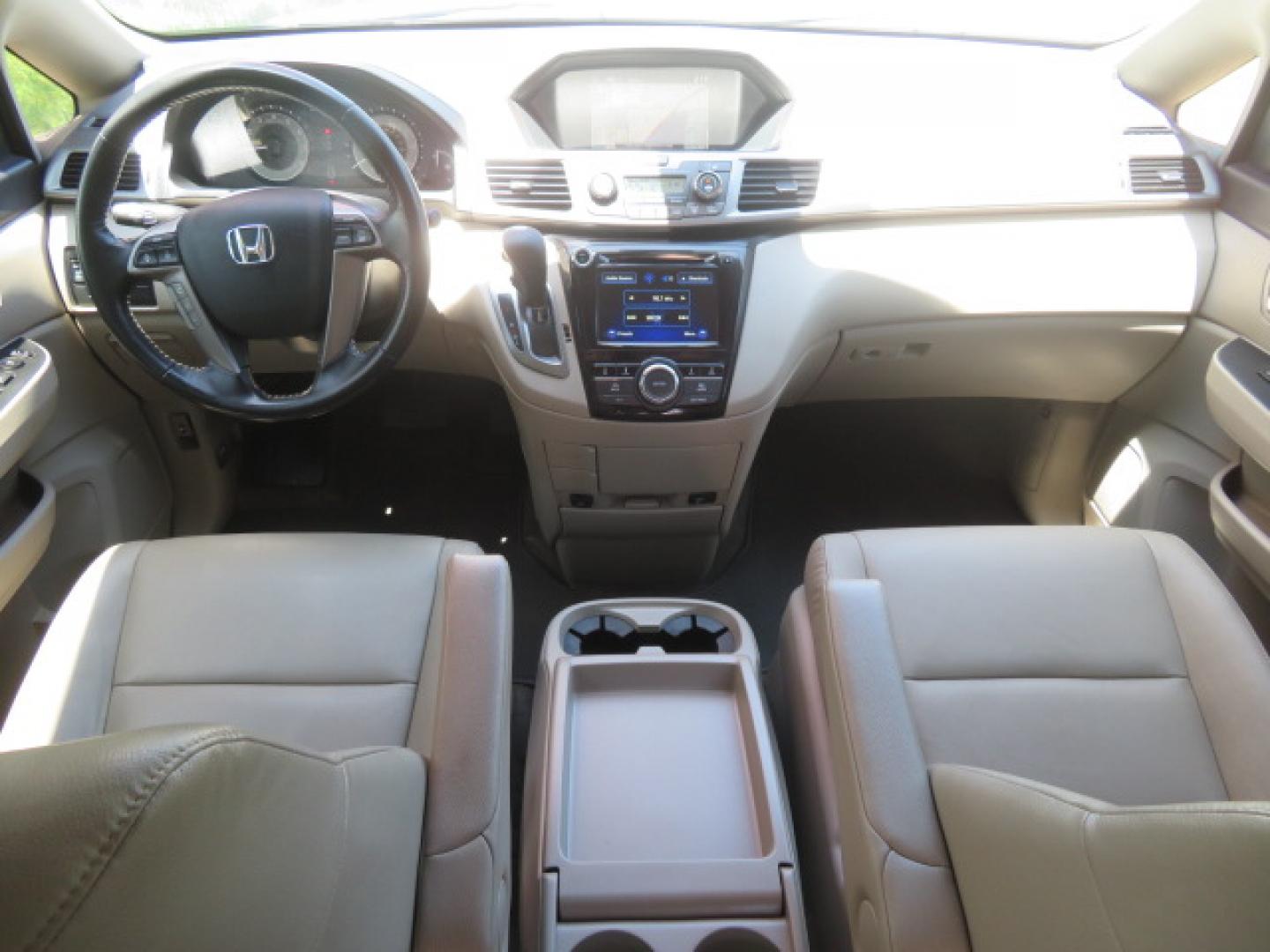 2016 Red /Beige Honda Odyssey EX-L (5FNRL5H62GB) with an 3.5L V6 SOHC 24V engine, 6A transmission, located at 4301 Oak Circle #19, Boca Raton, FL, 33431, (954) 561-2499, 26.388472, -80.084045 - 2016 Honda Odyssey EXL with Navigation with 29K Original Miles Braunability Handicap Wheelchair Conversion Van Rear Entry Conversion. Gorgeous Low Mileage Florida Van Fully Loaded With Every Option Including: Remote Keyless Entry, Push Button Start, Beautiful Beige Leather Interior, Tech Package, Na - Photo#58