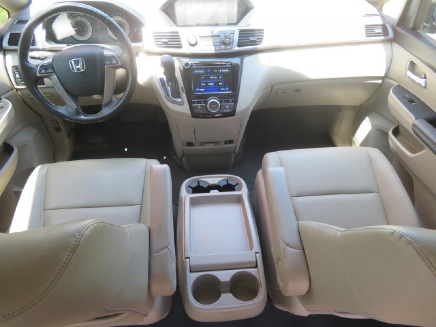 2016 Red /Beige Honda Odyssey EX-L (5FNRL5H62GB) with an 3.5L V6 SOHC 24V engine, 6A transmission, located at 4301 Oak Circle #19, Boca Raton, FL, 33431, (954) 561-2499, 26.388472, -80.084045 - 2016 Honda Odyssey EXL with Navigation with 29K Original Miles Braunability Handicap Wheelchair Conversion Van Rear Entry Conversion. Gorgeous Low Mileage Florida Van Fully Loaded With Every Option Including: Remote Keyless Entry, Push Button Start, Beautiful Beige Leather Interior, Tech Package, Na - Photo#61