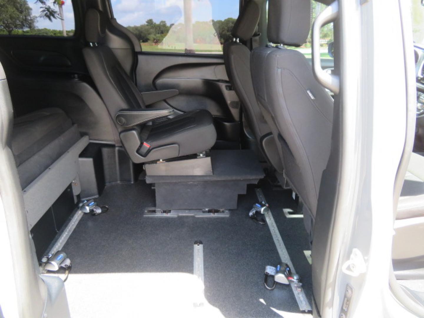 2021 Ceramic Gray /Black Chrysler Pacifica Touring Plus (2C4RC1FG3MR) with an 3.6L V6 DOHC 24V engine, 9A transmission, located at 4301 Oak Circle #19, Boca Raton, FL, 33431, (954) 561-2499, 26.388472, -80.084045 - You are looking at a Gorgeous 2021 Chrysler Pacifica Touring S Sport RollX Power In Floor Side Entry Handicap Wheelchair Conversion Van with Super Low 39K Original Miles, Exterior Color: Ceramic Gray Clear–Coat Exterior Paint Interior Color: Black / Black / Black Interior Colors Interior: Premium - Photo#47