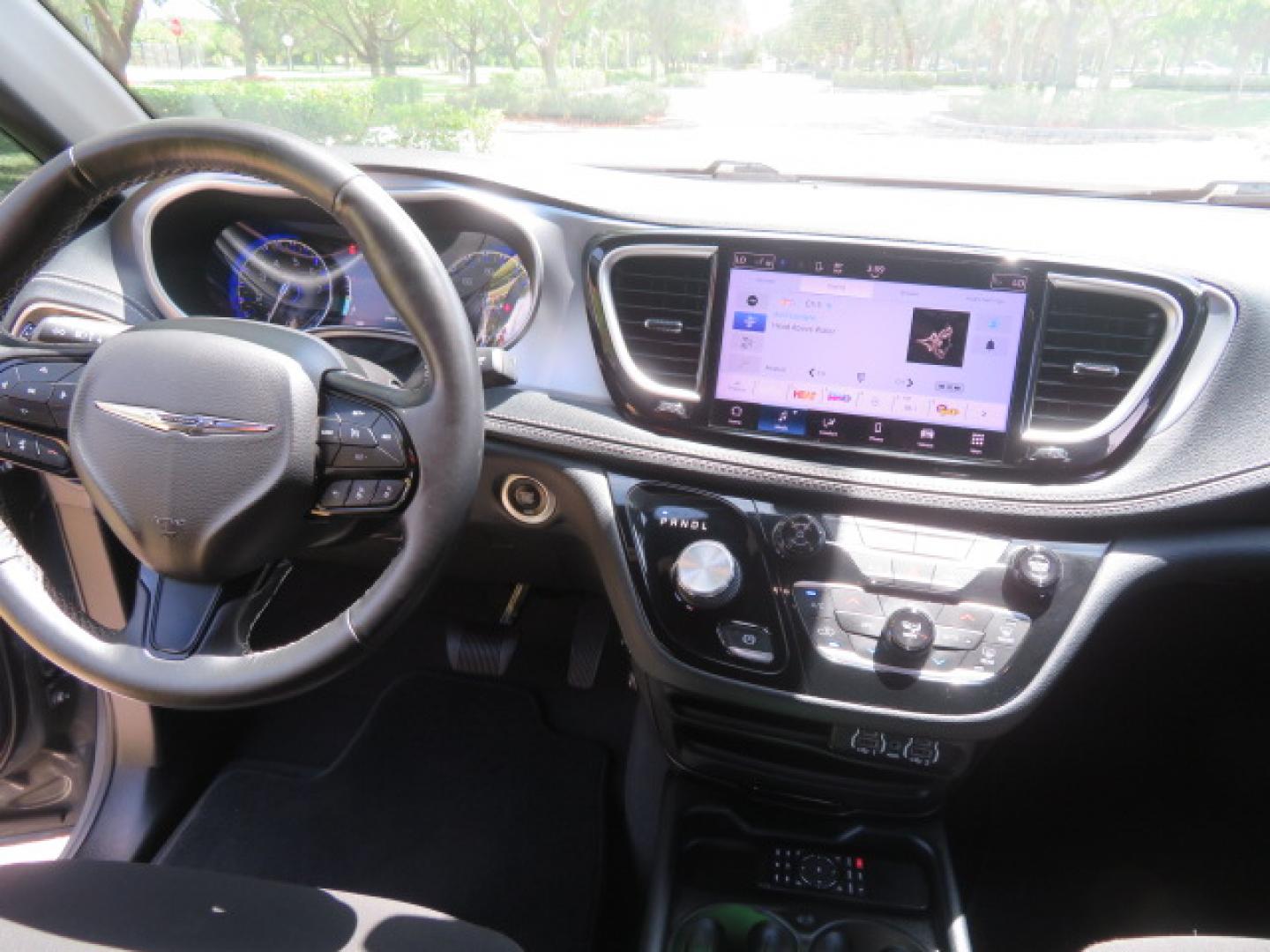 2021 Ceramic Gray /Black Chrysler Pacifica Touring Plus (2C4RC1FG3MR) with an 3.6L V6 DOHC 24V engine, 9A transmission, located at 4301 Oak Circle #19, Boca Raton, FL, 33431, (954) 561-2499, 26.388472, -80.084045 - You are looking at a Gorgeous 2021 Chrysler Pacifica Touring S Sport RollX Power In Floor Side Entry Handicap Wheelchair Conversion Van with Super Low 39K Original Miles, Exterior Color: Ceramic Gray Clear–Coat Exterior Paint Interior Color: Black / Black / Black Interior Colors Interior: Premium - Photo#73