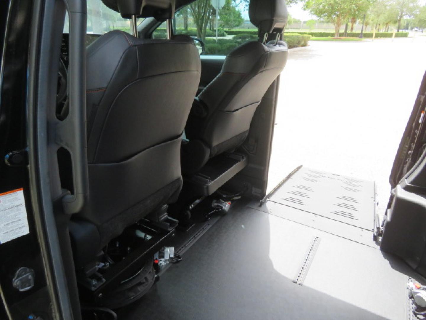 2024 Black /Black Toyota Sienna XSE 7-Passenger (5TDDRKEC4RS) with an 2.5L L4 DOHC 16V HYBRID engine, CVT transmission, located at 4301 Oak Circle #19, Boca Raton, FL, 33431, (954) 561-2499, 26.388472, -80.084045 - You are looking at a stunning 2024 Toyota Sienna XSE Sport Handicap Wheelchair Conversion Van Braunability XT with 14K Miles with Transfer and Hand Controls. Beautiful Black on Black Color Combo with Side Entry Braun Conversion. Clean Carfax, Clean Autocheck, and Clean Title. No issues and No Storie - Photo#73