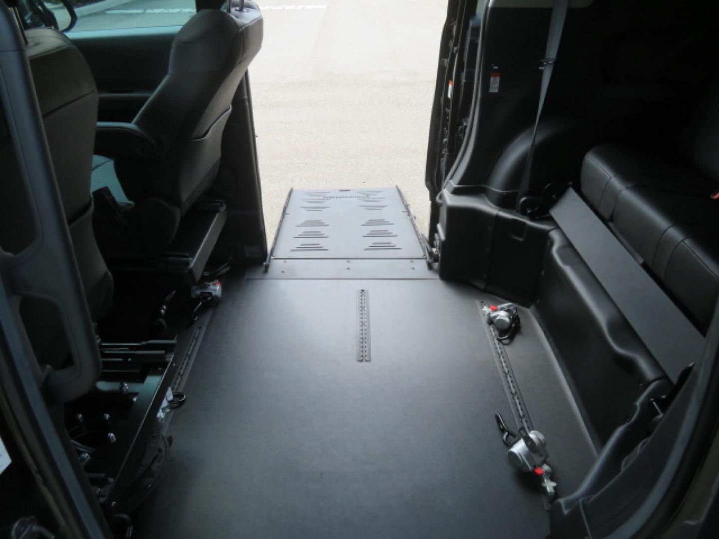 2024 Black /Black Toyota Sienna XSE 7-Passenger (5TDDRKEC4RS) with an 2.5L L4 DOHC 16V HYBRID engine, CVT transmission, located at 4301 Oak Circle #19, Boca Raton, FL, 33431, (954) 561-2499, 26.388472, -80.084045 - You are looking at a stunning 2024 Toyota Sienna XSE Sport Handicap Wheelchair Conversion Van Braunability XT with 14K Miles with Transfer and Hand Controls. Beautiful Black on Black Color Combo with Side Entry Braun Conversion. Clean Carfax, Clean Autocheck, and Clean Title. No issues and No Storie - Photo#86