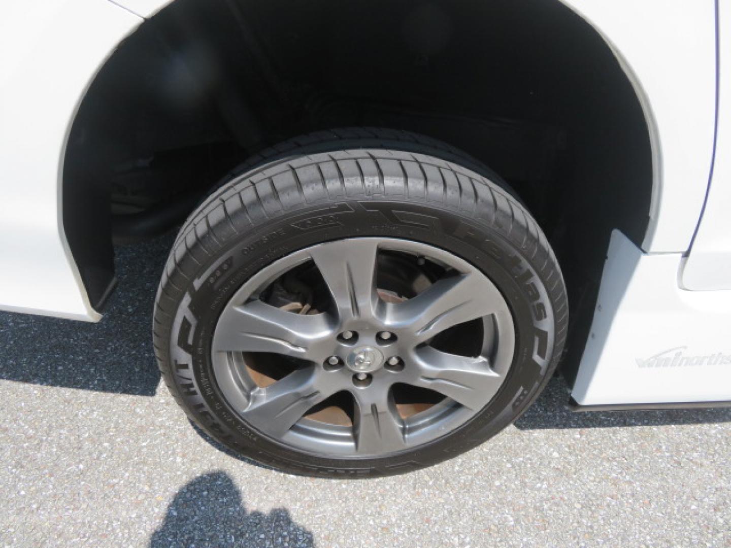 2017 White /Black Toyota Sienna SE 8-Passenger (5TDXZ3DC3HS) with an 3.5L V6 EFI DOHC 24V engine, 8A transmission, located at 4301 Oak Circle #19, Boca Raton, FL, 33431, (954) 561-2499, 26.388472, -80.084045 - You are looking at Gorgeous Low Mileage 2017 Toyota Sienna SE Sport Handicap Van Wheelchair Van VMI Conversion Van with 42K Original Miles, Power Side Entry Ramp with Kneeling Van Function, Q Straint Tie Down System. Quick Release Front Seats, Floor with L Tracks, Black Leather Interior, Premium Sou - Photo#34