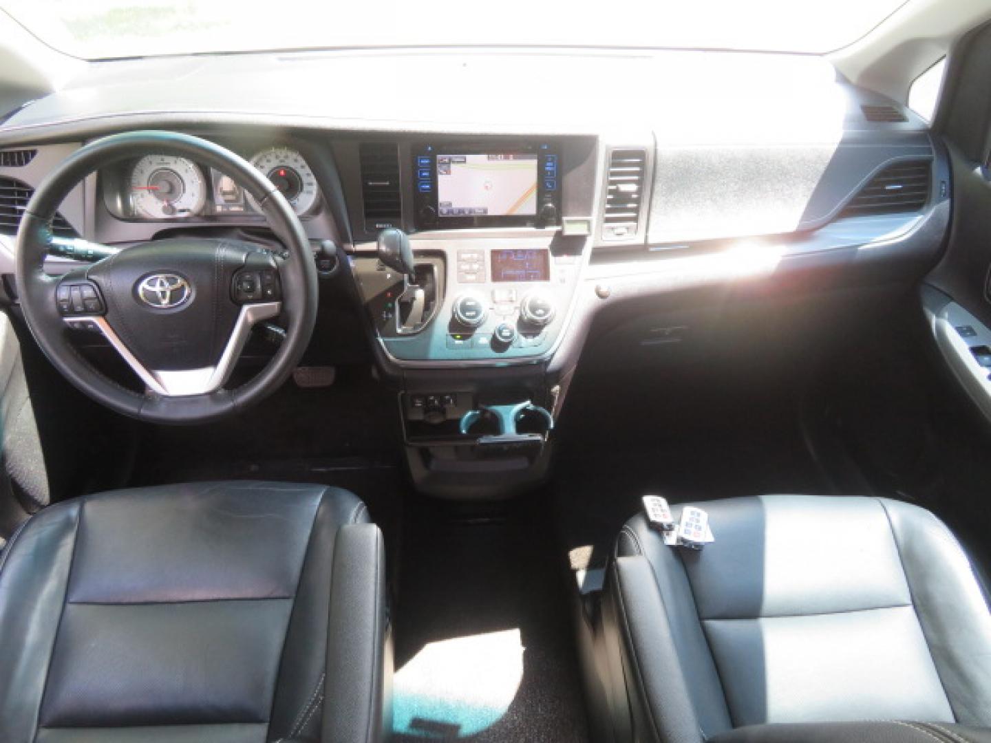 2017 White /Black Toyota Sienna SE 8-Passenger (5TDXZ3DC3HS) with an 3.5L V6 EFI DOHC 24V engine, 8A transmission, located at 4301 Oak Circle #19, Boca Raton, FL, 33431, (954) 561-2499, 26.388472, -80.084045 - You are looking at Gorgeous Low Mileage 2017 Toyota Sienna SE Sport Handicap Van Wheelchair Van VMI Conversion Van with 42K Original Miles, Power Side Entry Ramp with Kneeling Van Function, Q Straint Tie Down System. Quick Release Front Seats, Floor with L Tracks, Black Leather Interior, Premium Sou - Photo#52