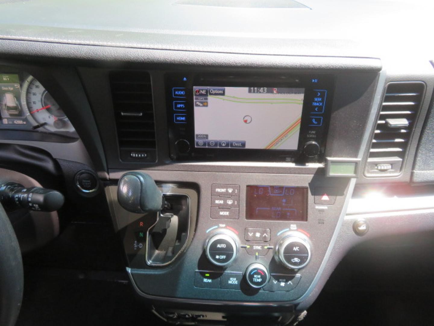 2017 White /Black Toyota Sienna SE 8-Passenger (5TDXZ3DC3HS) with an 3.5L V6 EFI DOHC 24V engine, 8A transmission, located at 4301 Oak Circle #19, Boca Raton, FL, 33431, (954) 561-2499, 26.388472, -80.084045 - You are looking at Gorgeous Low Mileage 2017 Toyota Sienna SE Sport Handicap Van Wheelchair Van VMI Conversion Van with 42K Original Miles, Power Side Entry Ramp with Kneeling Van Function, Q Straint Tie Down System. Quick Release Front Seats, Floor with L Tracks, Black Leather Interior, Premium Sou - Photo#53