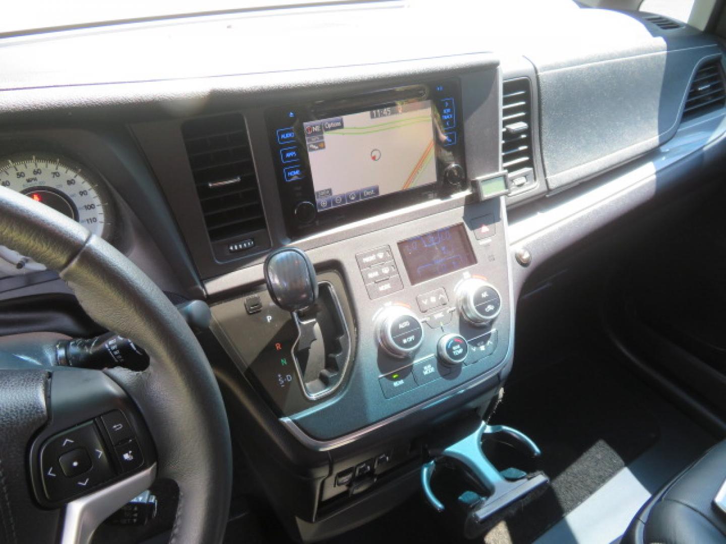 2017 White /Black Toyota Sienna SE 8-Passenger (5TDXZ3DC3HS) with an 3.5L V6 EFI DOHC 24V engine, 8A transmission, located at 4301 Oak Circle #19, Boca Raton, FL, 33431, (954) 561-2499, 26.388472, -80.084045 - You are looking at Gorgeous Low Mileage 2017 Toyota Sienna SE Sport Handicap Van Wheelchair Van VMI Conversion Van with 42K Original Miles, Power Side Entry Ramp with Kneeling Van Function, Q Straint Tie Down System. Quick Release Front Seats, Floor with L Tracks, Black Leather Interior, Premium Sou - Photo#65