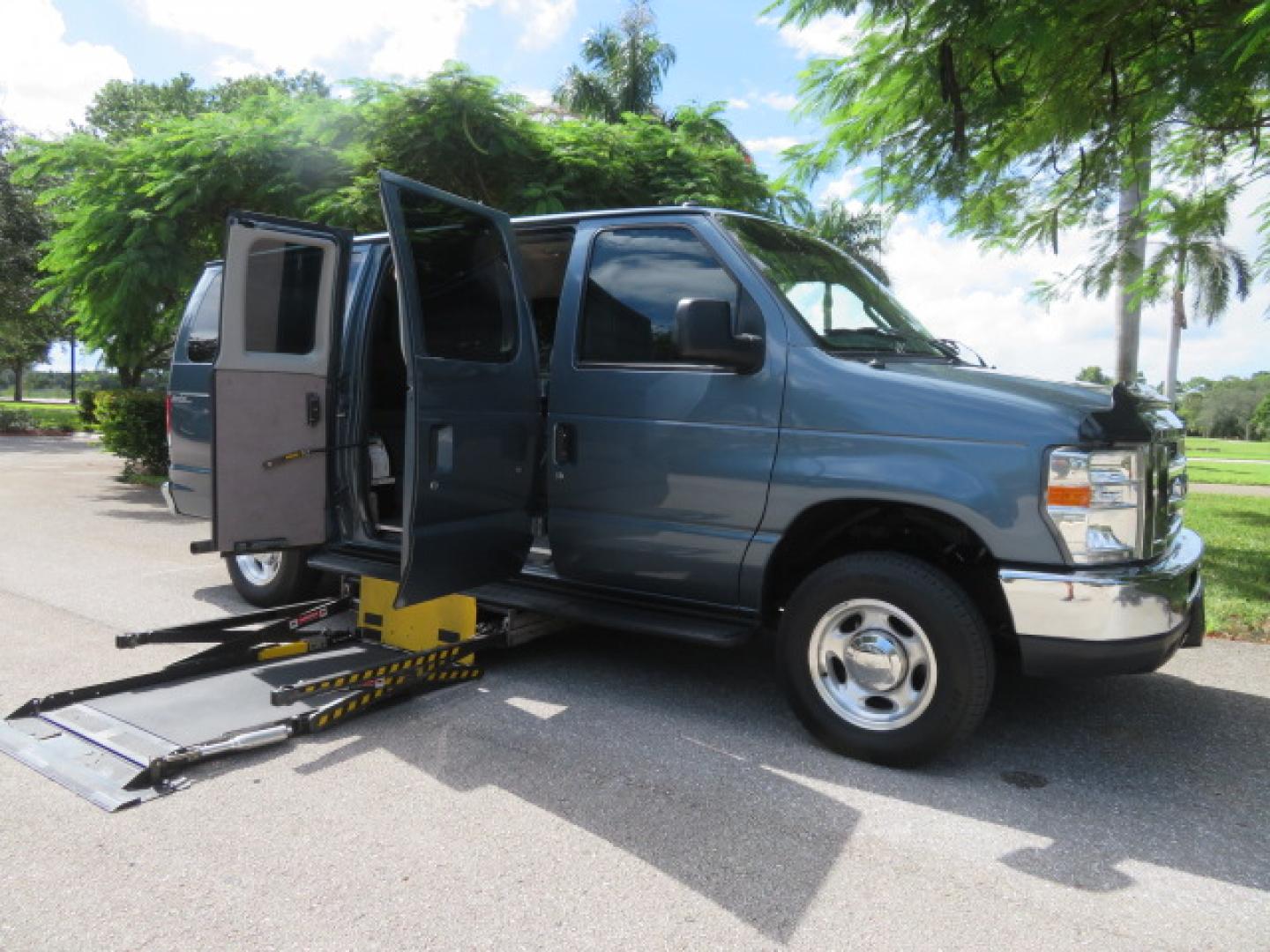 2013 Ford E-Series Wagon E-150 XLT (1FMNE1BL5DD) with an 5.4L V8 SOHC 16V FFV engine, 4-Speed Automatic transmission, located at 4301 Oak Circle #19, Boca Raton, FL, 33431, (954) 561-2499, 26.388472, -80.084045 - You are looking at a Stunning 2013 Ford Econoline XLT NorCal Plus Handicap Wheelchair Conversion Van with 42K Original Miles, 6 Inch Fully Lowered Floor, Remote Control Power Side Entry Doors, In Floor Tie Down System, Quick Release Front Seat, Braun UVL Power Side Entry Wheelchair Lift, EZ Lock, Pa - Photo#47