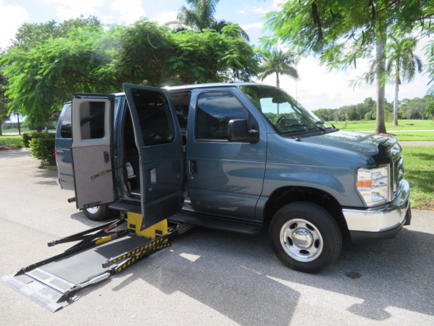 2013 Ford E-Series Wagon E-150 XLT (1FMNE1BL5DD) with an 5.4L V8 SOHC 16V FFV engine, 4-Speed Automatic transmission, located at 4301 Oak Circle #19, Boca Raton, FL, 33431, (954) 561-2499, 26.388472, -80.084045 - You are looking at a Stunning 2013 Ford Econoline XLT NorCal Plus Handicap Wheelchair Conversion Van with 42K Original Miles, 6 Inch Fully Lowered Floor, Remote Control Power Side Entry Doors, In Floor Tie Down System, Quick Release Front Seat, Braun UVL Power Side Entry Wheelchair Lift, EZ Lock, Pa - Photo#48