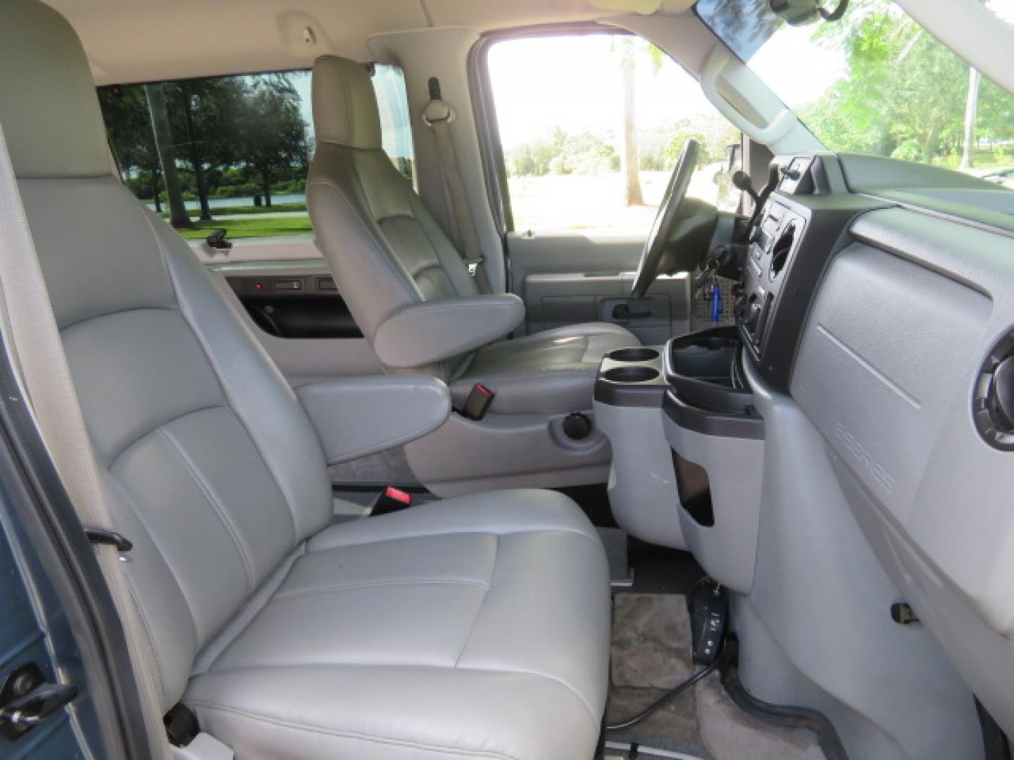 2013 Ford E-Series Wagon E-150 XLT (1FMNE1BL5DD) with an 5.4L V8 SOHC 16V FFV engine, 4-Speed Automatic transmission, located at 4301 Oak Circle #19, Boca Raton, FL, 33431, (954) 561-2499, 26.388472, -80.084045 - You are looking at a Stunning 2013 Ford Econoline XLT NorCal Plus Handicap Wheelchair Conversion Van with 42K Original Miles, 6 Inch Fully Lowered Floor, Remote Control Power Side Entry Doors, In Floor Tie Down System, Quick Release Front Seat, Braun UVL Power Side Entry Wheelchair Lift, EZ Lock, Pa - Photo#76