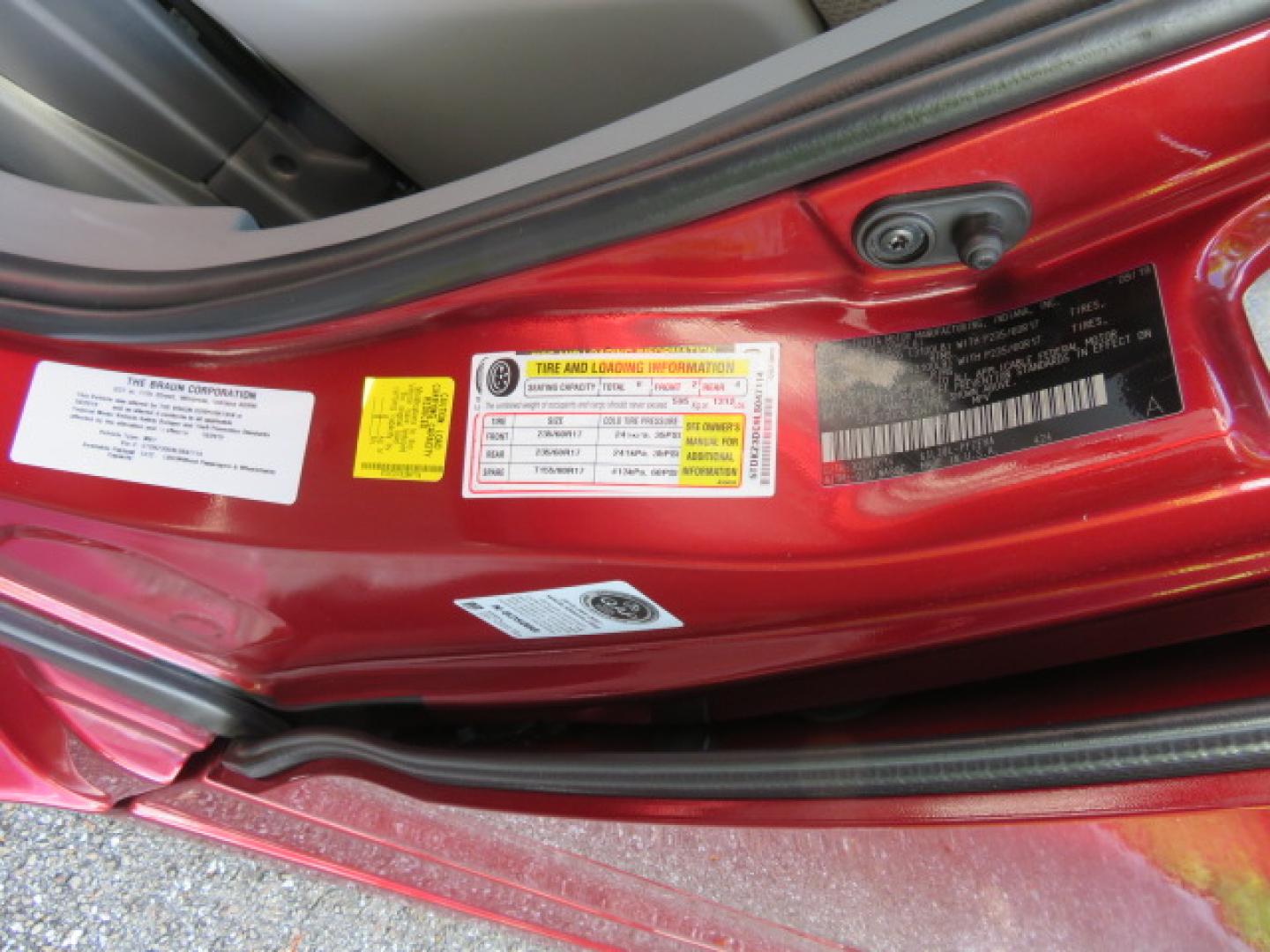 2020 Red /Gray Toyota Sienna LE 8-Passenger (5TDKZ3DC9LS) with an 3.5L V6 EFI DOHC 24V engine, 8A transmission, located at 4301 Oak Circle #19, Boca Raton, FL, 33431, (954) 561-2499, 26.388472, -80.084045 - Photo#69