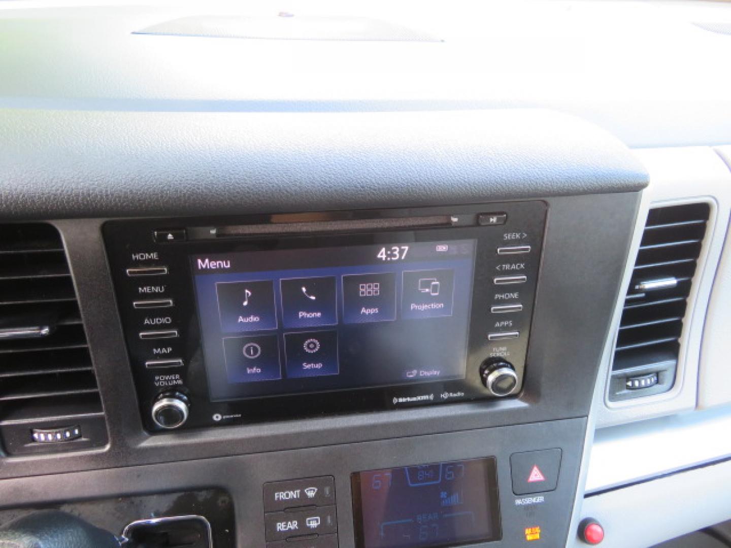 2020 Red /Gray Toyota Sienna LE 8-Passenger (5TDKZ3DC9LS) with an 3.5L V6 EFI DOHC 24V engine, 8A transmission, located at 4301 Oak Circle #19, Boca Raton, FL, 33431, (954) 561-2499, 26.388472, -80.084045 - Photo#71
