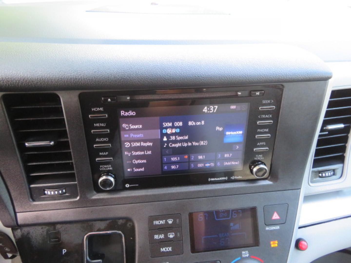 2020 Red /Gray Toyota Sienna LE 8-Passenger (5TDKZ3DC9LS) with an 3.5L V6 EFI DOHC 24V engine, 8A transmission, located at 4301 Oak Circle #19, Boca Raton, FL, 33431, (954) 561-2499, 26.388472, -80.084045 - Photo#73