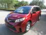 2020 Red /Gray Toyota Sienna LE 8-Passenger (5TDKZ3DC9LS) with an 3.5L V6 EFI DOHC 24V engine, 8A transmission, located at 4301 Oak Circle #19, Boca Raton, FL, 33431, (954) 561-2499, 26.388472, -80.084045 - Photo#20