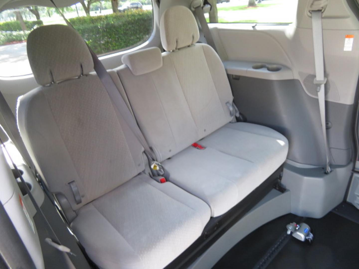 2020 Red /Gray Toyota Sienna LE 8-Passenger (5TDKZ3DC9LS) with an 3.5L V6 EFI DOHC 24V engine, 8A transmission, located at 4301 Oak Circle #19, Boca Raton, FL, 33431, (954) 561-2499, 26.388472, -80.084045 - Photo#43