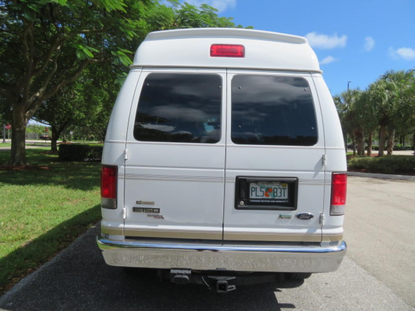 2014 White /Tan Ford E-Series Van E-150 (1FTNE1EL8ED) with an 5.4L V8 SOHC 16V FFV engine, 4-Speed Automatic transmission, located at 4301 Oak Circle #19, Boca Raton, FL, 33431, (954) 561-2499, 26.388472, -80.084045 - 2014 Ford E-Series Van E-150 Handicap Wheelchair Conversion Van 38K Original Miles Gorgeous Power Doors Transfer Seat Braun UVL - Photo#13