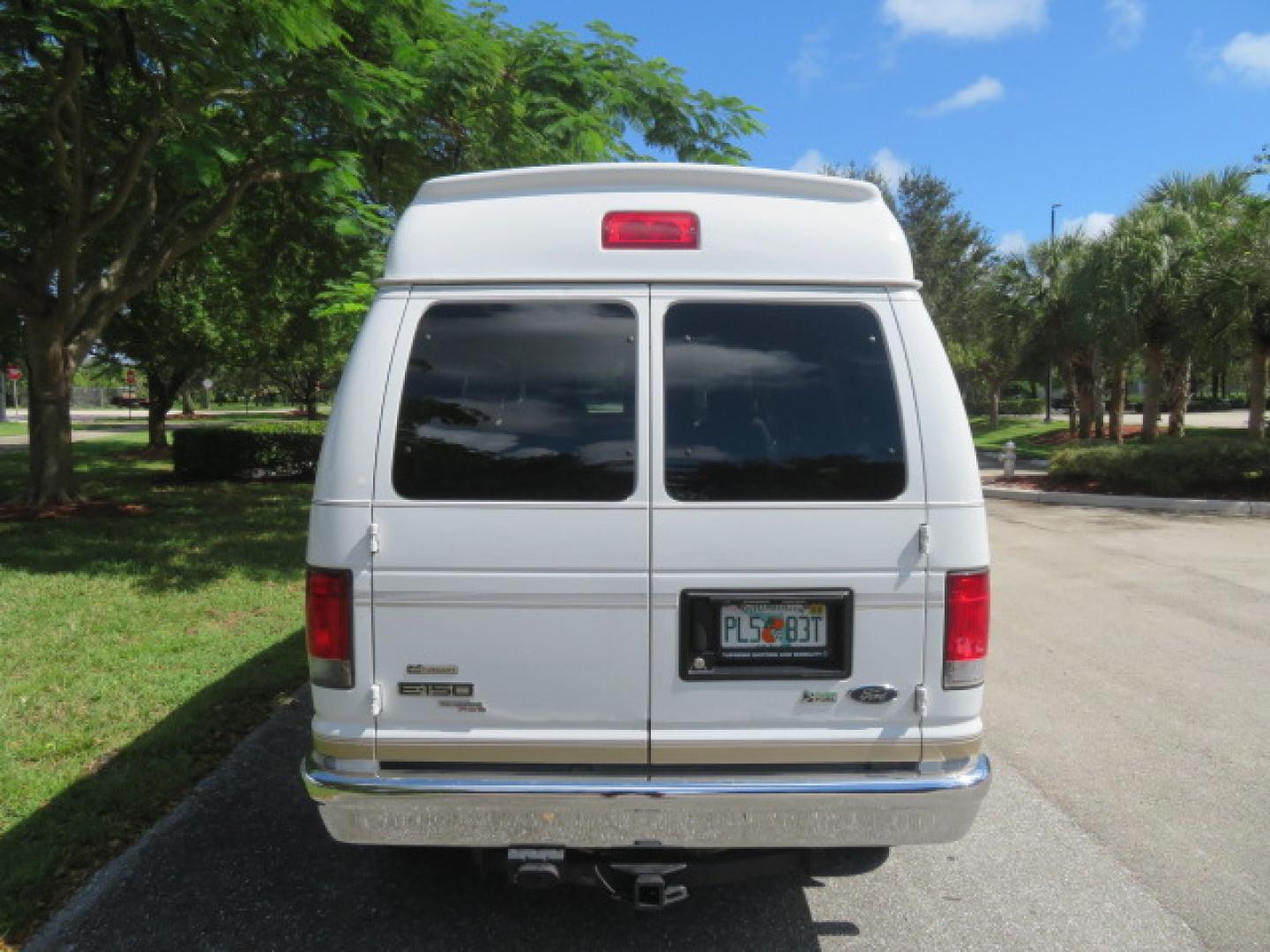 2014 White /Tan Ford E-Series Van E-150 (1FTNE1EL8ED) with an 5.4L V8 SOHC 16V FFV engine, 4-Speed Automatic transmission, located at 4301 Oak Circle #19, Boca Raton, FL, 33431, (954) 561-2499, 26.388472, -80.084045 - 2014 Ford E-Series Van E-150 Handicap Wheelchair Conversion Van 38K Original Miles Gorgeous Power Doors Transfer Seat Braun UVL - Photo#22