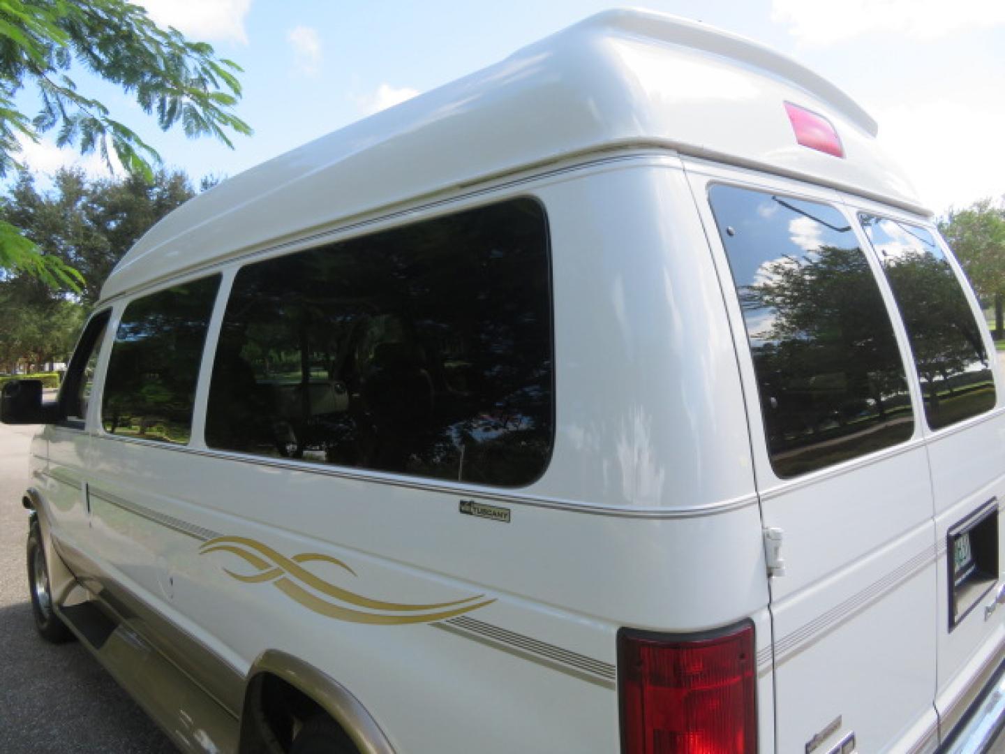 2014 White /Tan Ford E-Series Van E-150 (1FTNE1EL8ED) with an 5.4L V8 SOHC 16V FFV engine, 4-Speed Automatic transmission, located at 4301 Oak Circle #19, Boca Raton, FL, 33431, (954) 561-2499, 26.388472, -80.084045 - 2014 Ford E-Series Van E-150 Handicap Wheelchair Conversion Van 38K Original Miles Gorgeous Power Doors Transfer Seat Braun UVL - Photo#29