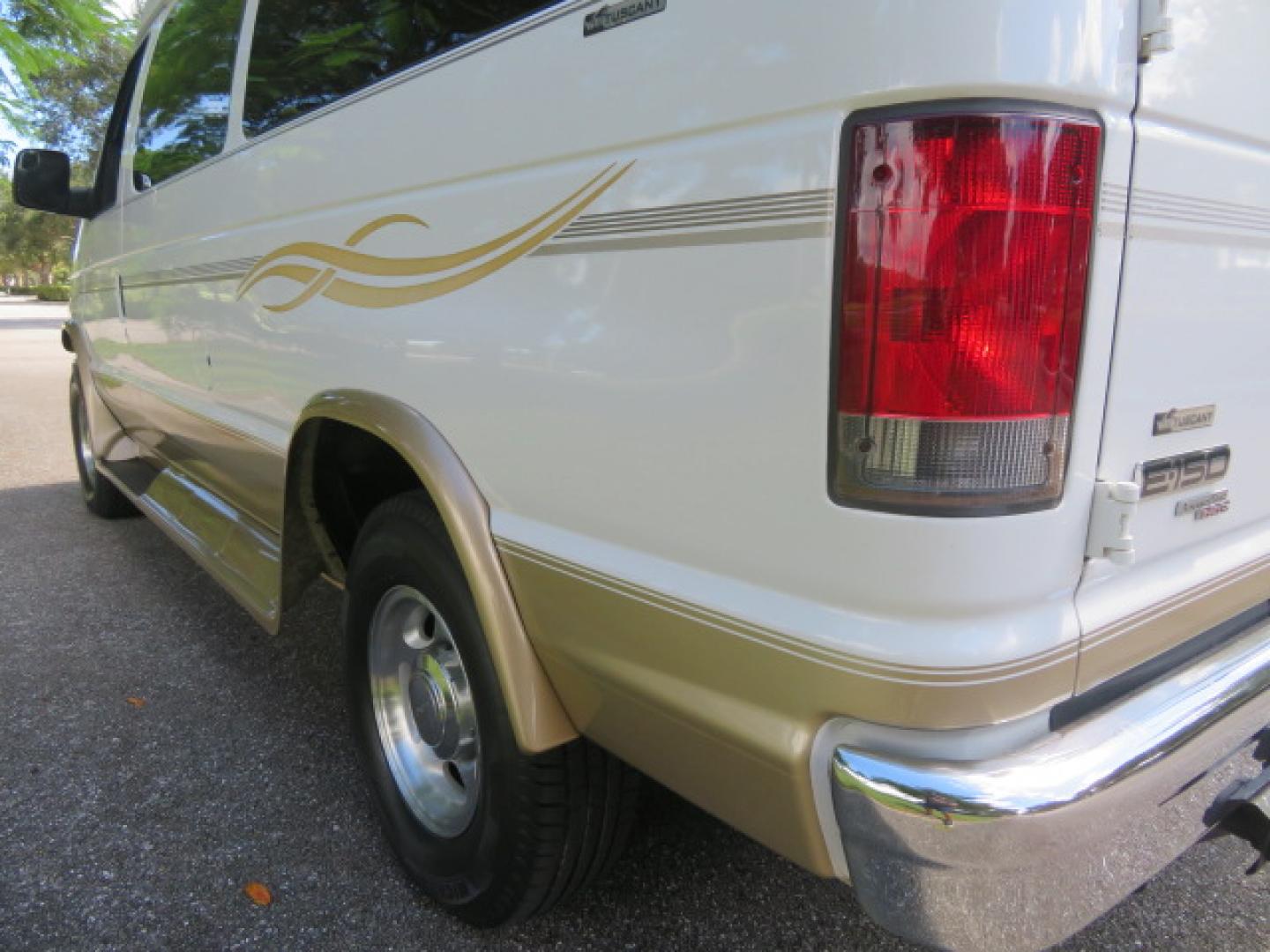 2014 White /Tan Ford E-Series Van E-150 (1FTNE1EL8ED) with an 5.4L V8 SOHC 16V FFV engine, 4-Speed Automatic transmission, located at 4301 Oak Circle #19, Boca Raton, FL, 33431, (954) 561-2499, 26.388472, -80.084045 - 2014 Ford E-Series Van E-150 Handicap Wheelchair Conversion Van 38K Original Miles Gorgeous Power Doors Transfer Seat Braun UVL - Photo#30