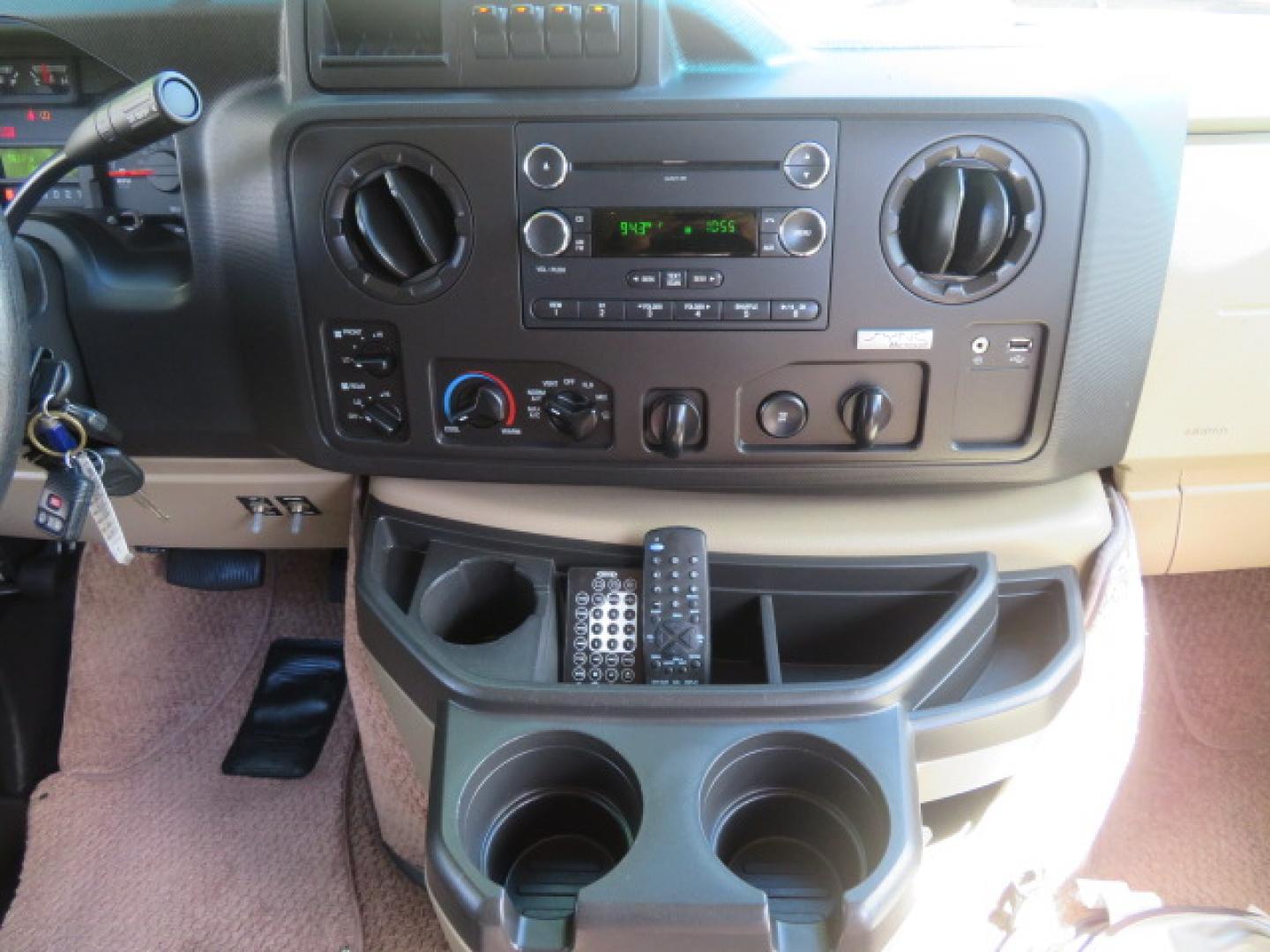 2014 White /Tan Ford E-Series Van E-150 (1FTNE1EL8ED) with an 5.4L V8 SOHC 16V FFV engine, 4-Speed Automatic transmission, located at 4301 Oak Circle #19, Boca Raton, FL, 33431, (954) 561-2499, 26.388472, -80.084045 - 2014 Ford E-Series Van E-150 Handicap Wheelchair Conversion Van 38K Original Miles Gorgeous Power Doors Transfer Seat Braun UVL - Photo#70