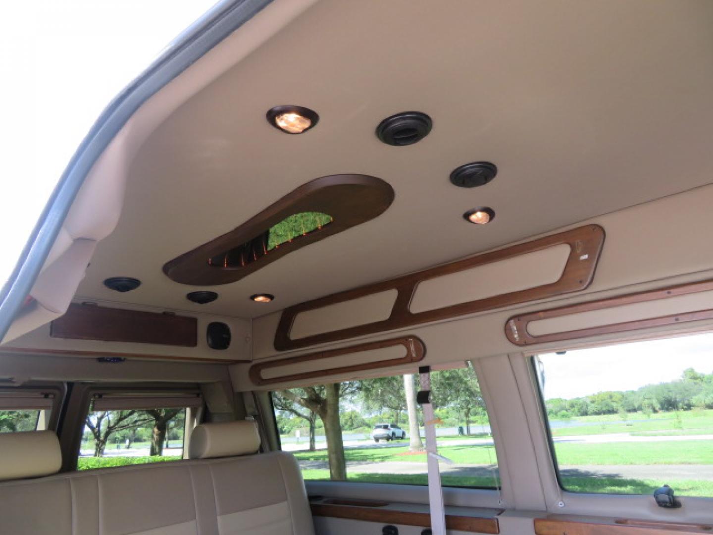 2014 White /Tan Ford E-Series Van E-150 (1FTNE1EL8ED) with an 5.4L V8 SOHC 16V FFV engine, 4-Speed Automatic transmission, located at 4301 Oak Circle #19, Boca Raton, FL, 33431, (954) 561-2499, 26.388472, -80.084045 - 2014 Ford E-Series Van E-150 Handicap Wheelchair Conversion Van 38K Original Miles Gorgeous Power Doors Transfer Seat Braun UVL - Photo#73