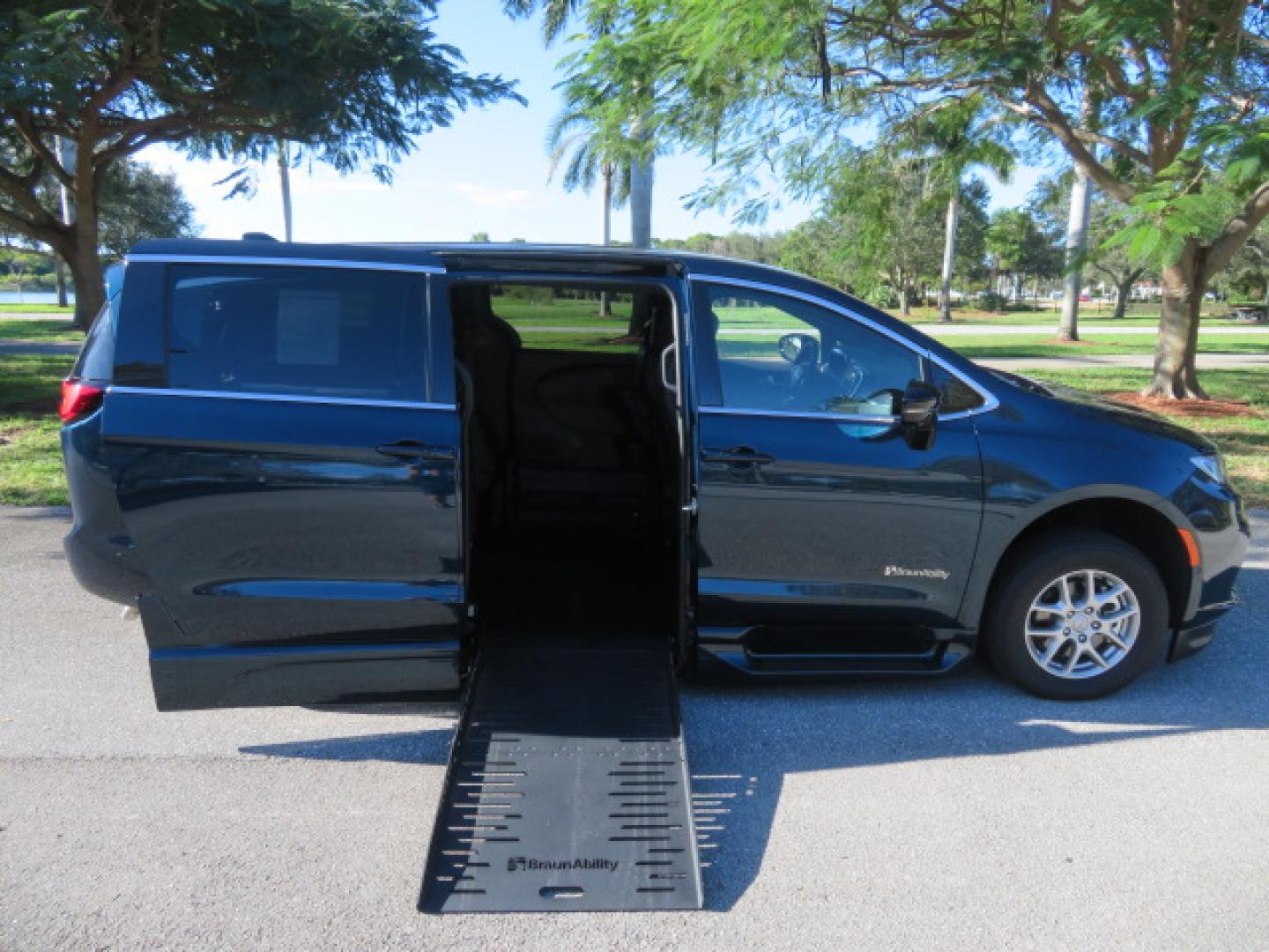 2025 Dark Blue /Black Chrysler Pacifica Select (2C4RC1BG1SR) with an 3.6L V6 DOHC 24V engine, 9A transmission, located at 4301 Oak Circle #19, Boca Raton, FL, 33431, (954) 561-2499, 26.388472, -80.084045 - 2025 CHRYSLER PACIFICA SELECT BRAUNABILITY XT HANDICAP WHEELCHAIR CONVERSION Brand New Van with a 6 Way Driver's Transfer Seat Installed. Fully Loaded. Priced way below MSRP! This is a steal! Please Call or Text us at 954-561-2499. ? Brand New BraunAbility Pacifica XT Priced to Move! ? Stop sett - Photo#58