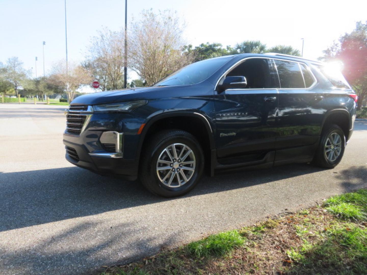 2023 Northsky Blue /Black Chevrolet Traverse LT Cloth FWD (1GNERGKWXPJ) with an 3.6L V6 DOHC 24V engine, 9A transmission, located at 4301 Oak Circle #19, Boca Raton, FL, 33431, (954) 561-2499, 26.388472, -80.084045 - ? FOR SALE: 2023 Chevy Traverse – BraunAbility Wheelchair Conversion ? Supreme Motors and Mobility Experience premium accessibility with this like-new mobility SUV featuring only 5,000 original miles! ? Vehicle Highlights: 2023 Chevrolet Traverse BraunAbility Power Side-Entry In-Floor - Photo#11