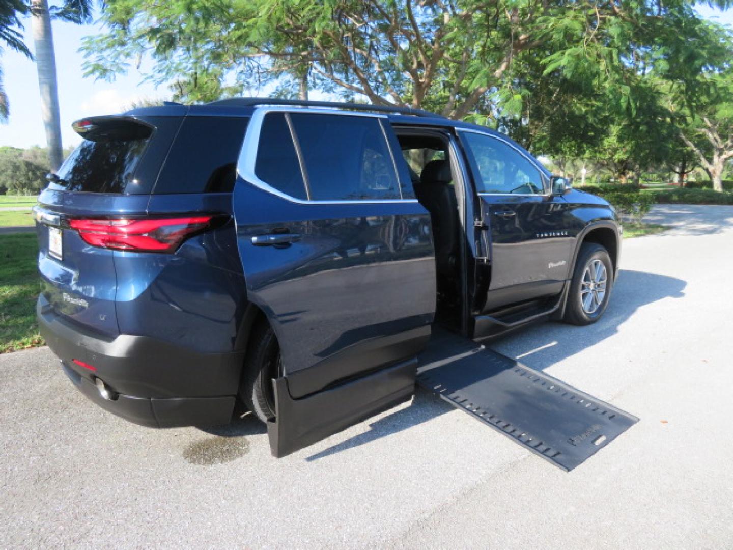 2023 Northsky Blue /Black Chevrolet Traverse LT Cloth FWD (1GNERGKWXPJ) with an 3.6L V6 DOHC 24V engine, 9A transmission, located at 4301 Oak Circle #19, Boca Raton, FL, 33431, (954) 561-2499, 26.388472, -80.084045 - ? FOR SALE: 2023 Chevy Traverse – BraunAbility Wheelchair Conversion ? Supreme Motors and Mobility Experience premium accessibility with this like-new mobility SUV featuring only 5,000 original miles! ? Vehicle Highlights: 2023 Chevrolet Traverse BraunAbility Power Side-Entry In-Floor - Photo#38