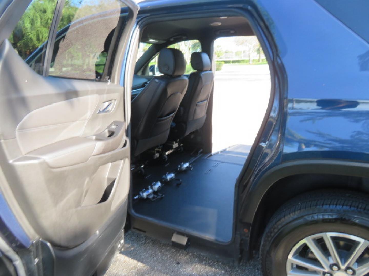 2023 Northsky Blue /Black Chevrolet Traverse LT Cloth FWD (1GNERGKWXPJ) with an 3.6L V6 DOHC 24V engine, 9A transmission, located at 4301 Oak Circle #19, Boca Raton, FL, 33431, (954) 561-2499, 26.388472, -80.084045 - ? FOR SALE: 2023 Chevy Traverse – BraunAbility Wheelchair Conversion ? Supreme Motors and Mobility Experience premium accessibility with this like-new mobility SUV featuring only 5,000 original miles! ? Vehicle Highlights: 2023 Chevrolet Traverse BraunAbility Power Side-Entry In-Floor - Photo#57