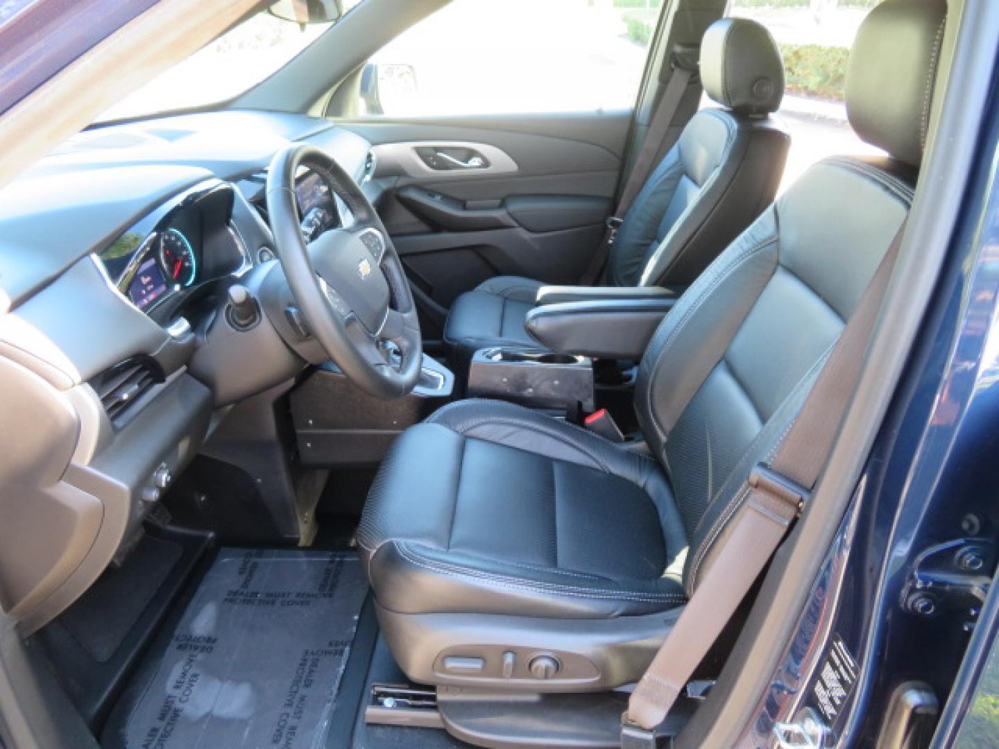 2023 Northsky Blue /Black Chevrolet Traverse LT Cloth FWD (1GNERGKWXPJ) with an 3.6L V6 DOHC 24V engine, 9A transmission, located at 4301 Oak Circle #19, Boca Raton, FL, 33431, (954) 561-2499, 26.388472, -80.084045 - ? FOR SALE: 2023 Chevy Traverse – BraunAbility Wheelchair Conversion ? Supreme Motors and Mobility Experience premium accessibility with this like-new mobility SUV featuring only 5,000 original miles! ? Vehicle Highlights: 2023 Chevrolet Traverse BraunAbility Power Side-Entry In-Floor - Photo#60