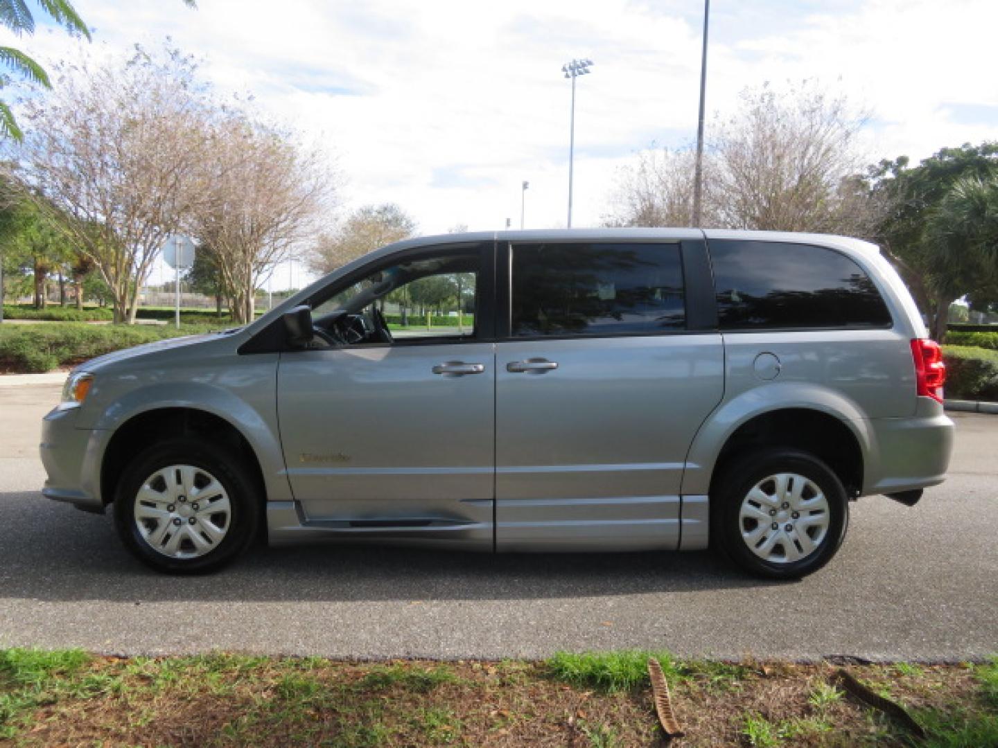 2018 Silver /Black Dodge Grand Caravan SE Plus (2C7WDGBG1JR) with an 3.6L V6 DOHC 24V engine, 6A transmission, located at 4301 Oak Circle #19, Boca Raton, FL, 33431, (954) 561-2499, 26.388472, -80.084045 - ? Supreme Motors and Mobility ? 2018 Dodge Grand Caravan SE – BraunAbility Entervan Conversion Upgrade your independence with this beautifully equipped 2018 Dodge Grand Caravan SE, featuring a BraunAbility Entervan Power Side-Entry Foldout Ramp Conversion. This van has been fully serviced, inc - Photo#11