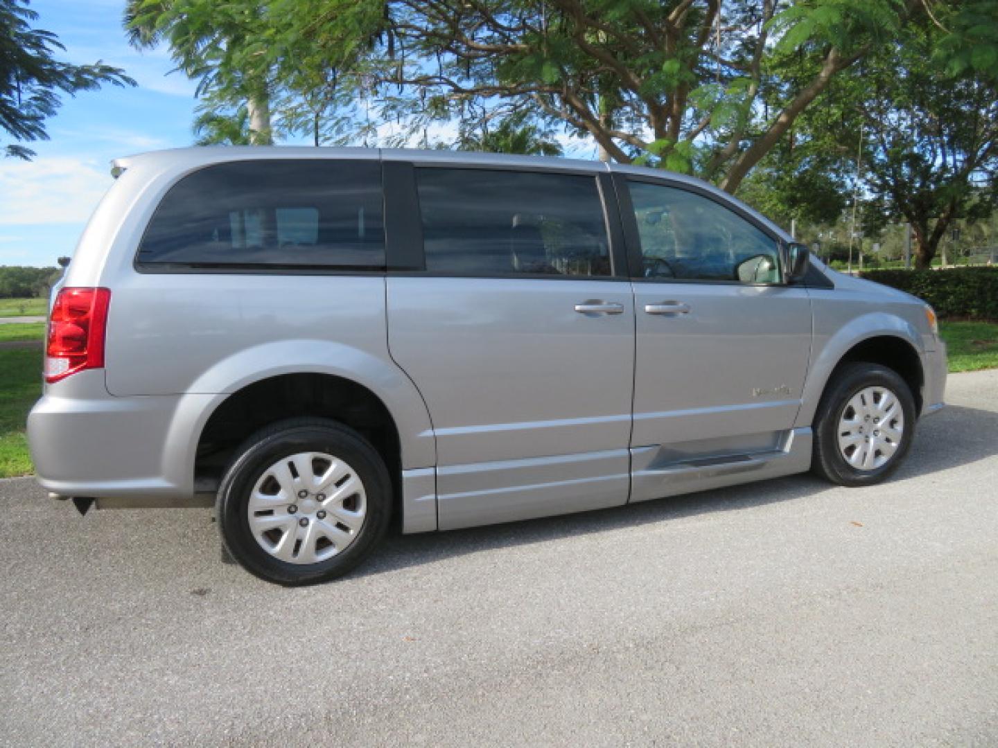 2018 Silver /Black Dodge Grand Caravan SE Plus (2C7WDGBG1JR) with an 3.6L V6 DOHC 24V engine, 6A transmission, located at 4301 Oak Circle #19, Boca Raton, FL, 33431, (954) 561-2499, 26.388472, -80.084045 - ? Supreme Motors and Mobility ? 2018 Dodge Grand Caravan SE – BraunAbility Entervan Conversion Upgrade your independence with this beautifully equipped 2018 Dodge Grand Caravan SE, featuring a BraunAbility Entervan Power Side-Entry Foldout Ramp Conversion. This van has been fully serviced, inc - Photo#15