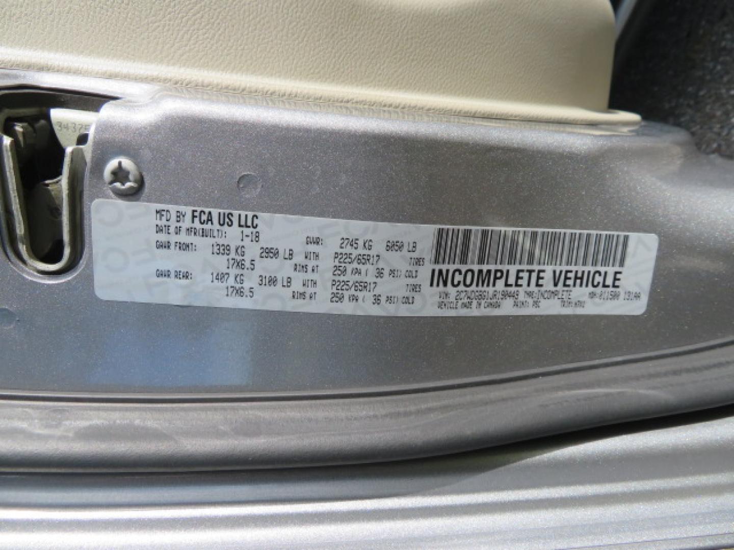 2018 Silver /Black Dodge Grand Caravan SE Plus (2C7WDGBG1JR) with an 3.6L V6 DOHC 24V engine, 6A transmission, located at 4301 Oak Circle #19, Boca Raton, FL, 33431, (954) 561-2499, 26.388472, -80.084045 - ? Supreme Motors and Mobility ? 2018 Dodge Grand Caravan SE – BraunAbility Entervan Conversion Upgrade your independence with this beautifully equipped 2018 Dodge Grand Caravan SE, featuring a BraunAbility Entervan Power Side-Entry Foldout Ramp Conversion. This van has been fully serviced, inc - Photo#36