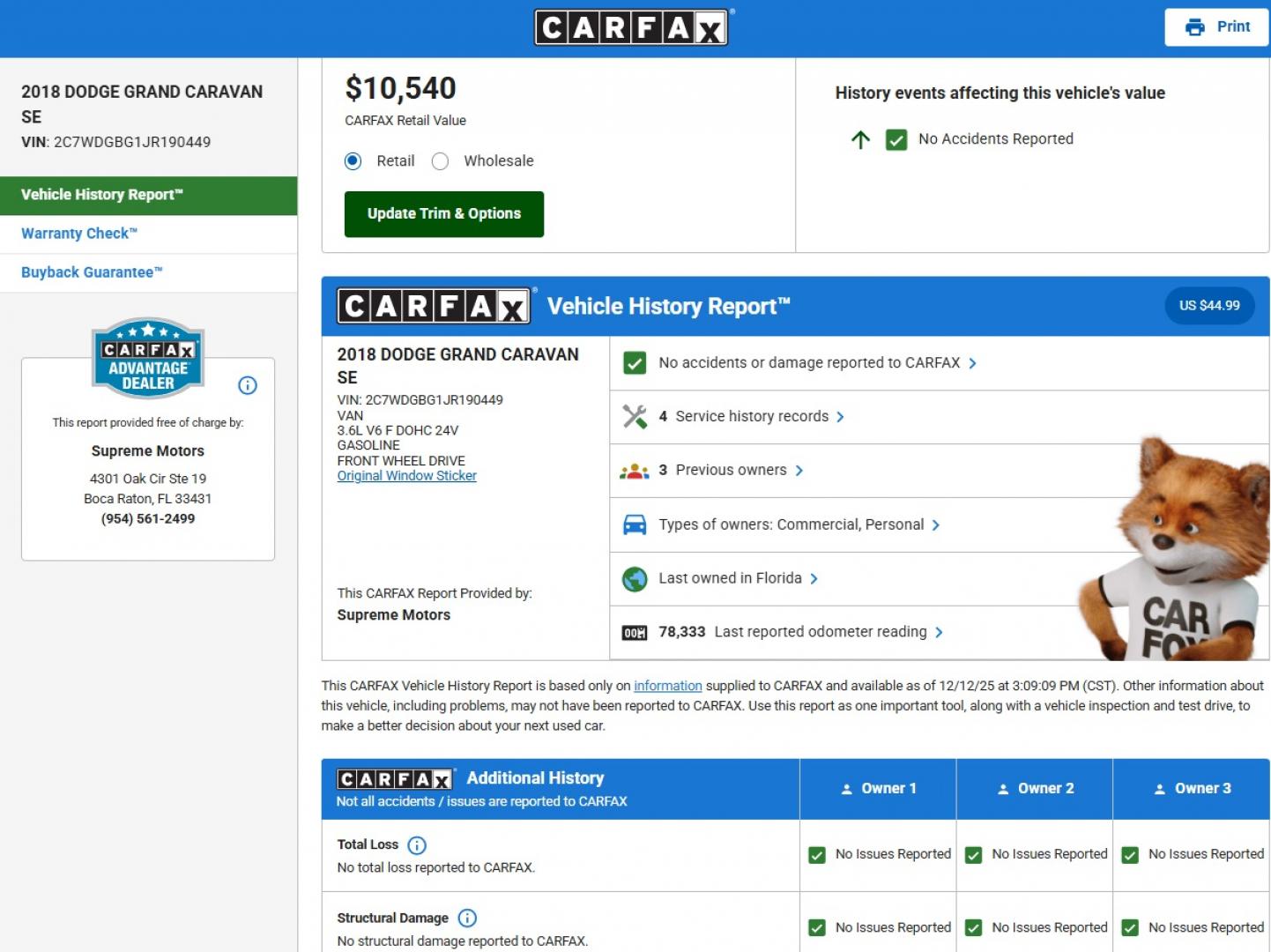 2018 Silver /Black Dodge Grand Caravan SE Plus (2C7WDGBG1JR) with an 3.6L V6 DOHC 24V engine, 6A transmission, located at 4301 Oak Circle #19, Boca Raton, FL, 33431, (954) 561-2499, 26.388472, -80.084045 - ? Supreme Motors and Mobility ? 2018 Dodge Grand Caravan SE – BraunAbility Entervan Conversion Upgrade your independence with this beautifully equipped 2018 Dodge Grand Caravan SE, featuring a BraunAbility Entervan Power Side-Entry Foldout Ramp Conversion. This van has been fully serviced, inc - Photo#70