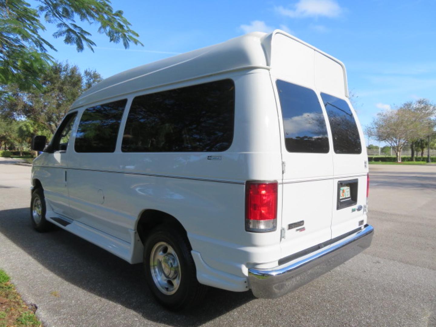 2013 White /Gray Ford E-Series Van E-150 (1FTNE1EL8DD) with an 5.4L V8 SOHC 16V FFV engine, 4-Speed Automatic transmission, located at 4301 Oak Circle #19, Boca Raton, FL, 33431, (954) 561-2499, 26.388472, -80.084045 - You are looking at a Gorgeous 2013 Ford Econoline High Top Rear Entry High Top Handicap Wheelchair Conversion van Tuscany VMI with 35K Original Miles, Ricon S Series 600LB Power Rear Entry Wheelchair Lift, , Q Straint Tie Downs Included, Room for 2 Wheelchairs, Hard Rubber Flooring, Window Shades, A - Photo#15