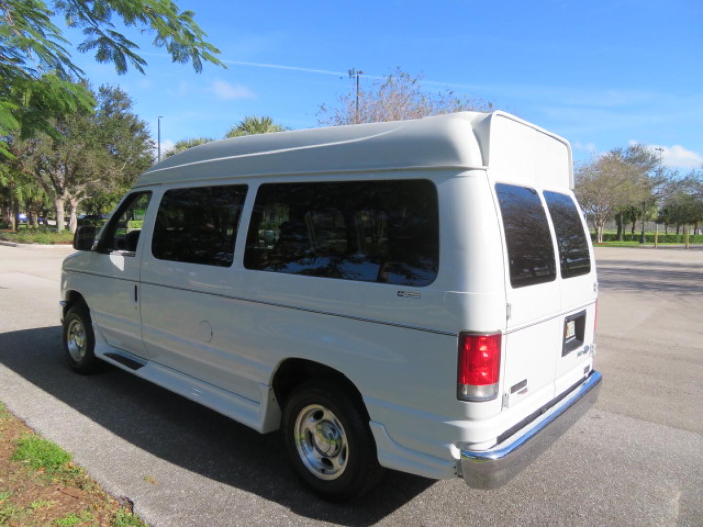 2013 White /Gray Ford E-Series Van E-150 (1FTNE1EL8DD) with an 5.4L V8 SOHC 16V FFV engine, 4-Speed Automatic transmission, located at 4301 Oak Circle #19, Boca Raton, FL, 33431, (954) 561-2499, 26.388472, -80.084045 - You are looking at a Gorgeous 2013 Ford Econoline High Top Rear Entry High Top Handicap Wheelchair Conversion van Tuscany VMI with 35K Original Miles, Ricon S Series 600LB Power Rear Entry Wheelchair Lift, , Q Straint Tie Downs Included, Room for 2 Wheelchairs, Hard Rubber Flooring, Window Shades, A - Photo#25