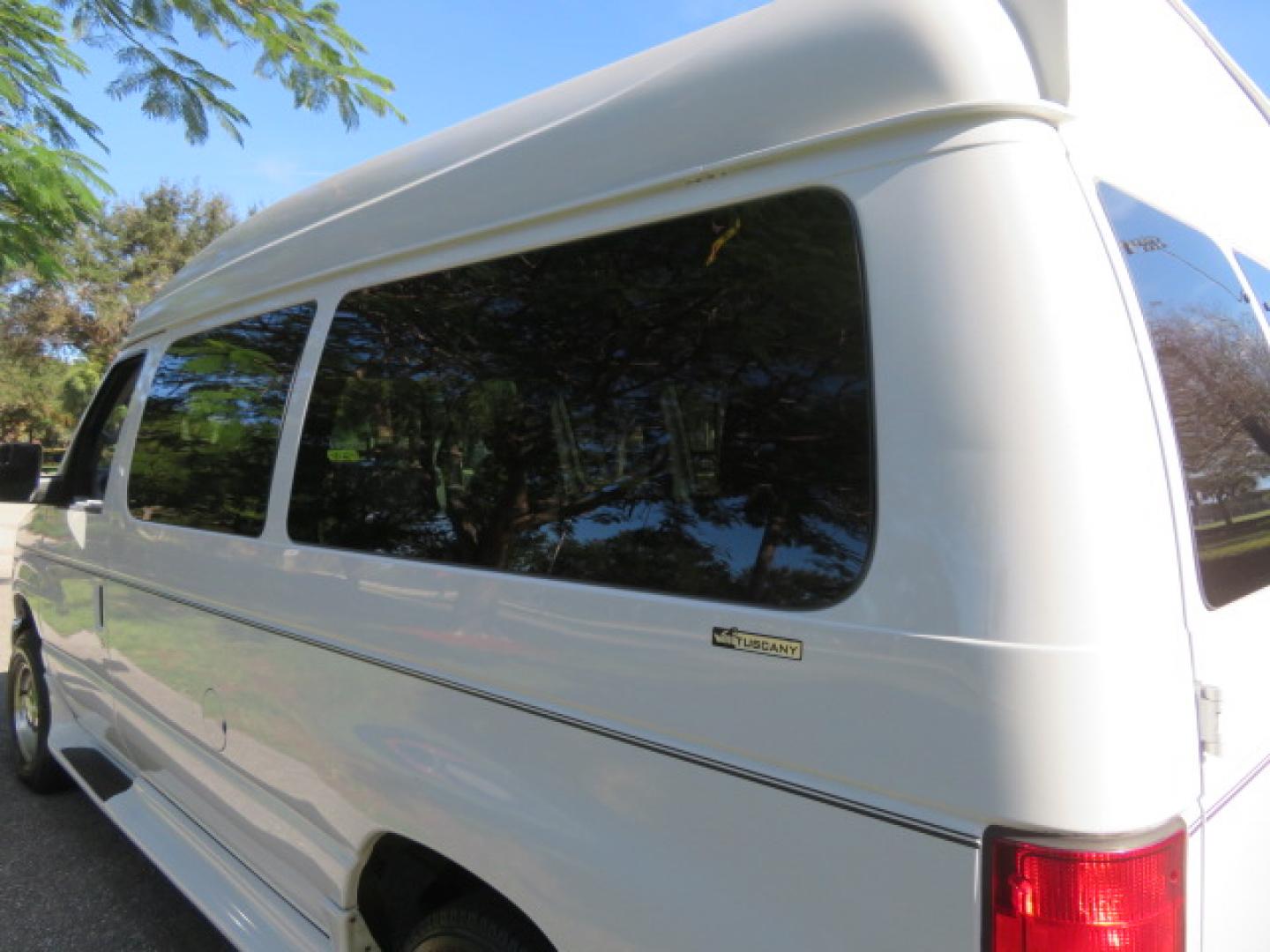 2013 White /Gray Ford E-Series Van E-150 (1FTNE1EL8DD) with an 5.4L V8 SOHC 16V FFV engine, 4-Speed Automatic transmission, located at 4301 Oak Circle #19, Boca Raton, FL, 33431, (954) 561-2499, 26.388472, -80.084045 - You are looking at a Gorgeous 2013 Ford Econoline High Top Rear Entry High Top Handicap Wheelchair Conversion van Tuscany VMI with 35K Original Miles, Ricon S Series 600LB Power Rear Entry Wheelchair Lift, , Q Straint Tie Downs Included, Room for 2 Wheelchairs, Hard Rubber Flooring, Window Shades, A - Photo#33
