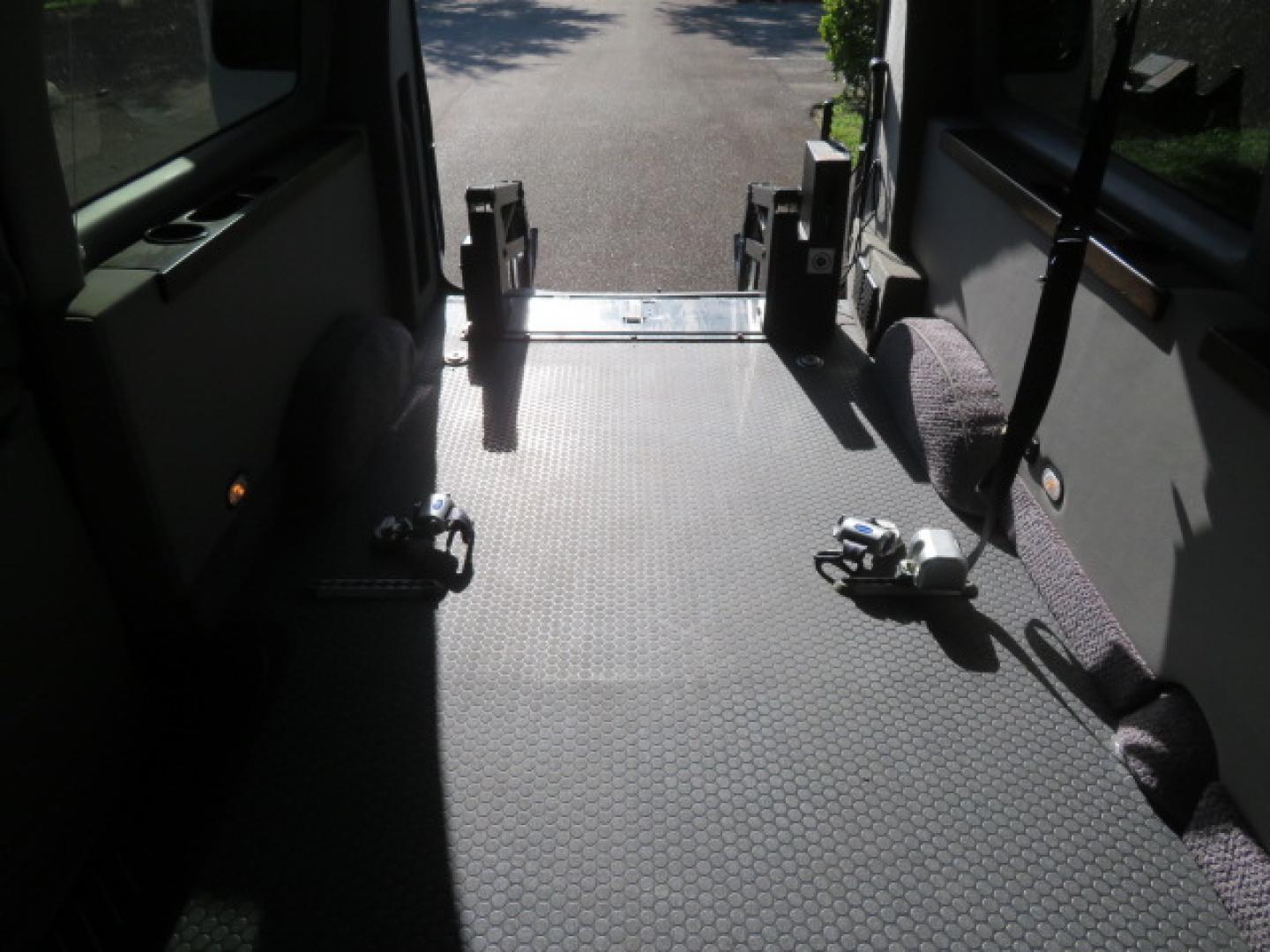 2013 White /Gray Ford E-Series Van E-150 (1FTNE1EL8DD) with an 5.4L V8 SOHC 16V FFV engine, 4-Speed Automatic transmission, located at 4301 Oak Circle #19, Boca Raton, FL, 33431, (954) 561-2499, 26.388472, -80.084045 - You are looking at a Gorgeous 2013 Ford Econoline High Top Rear Entry High Top Handicap Wheelchair Conversion van Tuscany VMI with 35K Original Miles, Ricon S Series 600LB Power Rear Entry Wheelchair Lift, , Q Straint Tie Downs Included, Room for 2 Wheelchairs, Hard Rubber Flooring, Window Shades, A - Photo#53