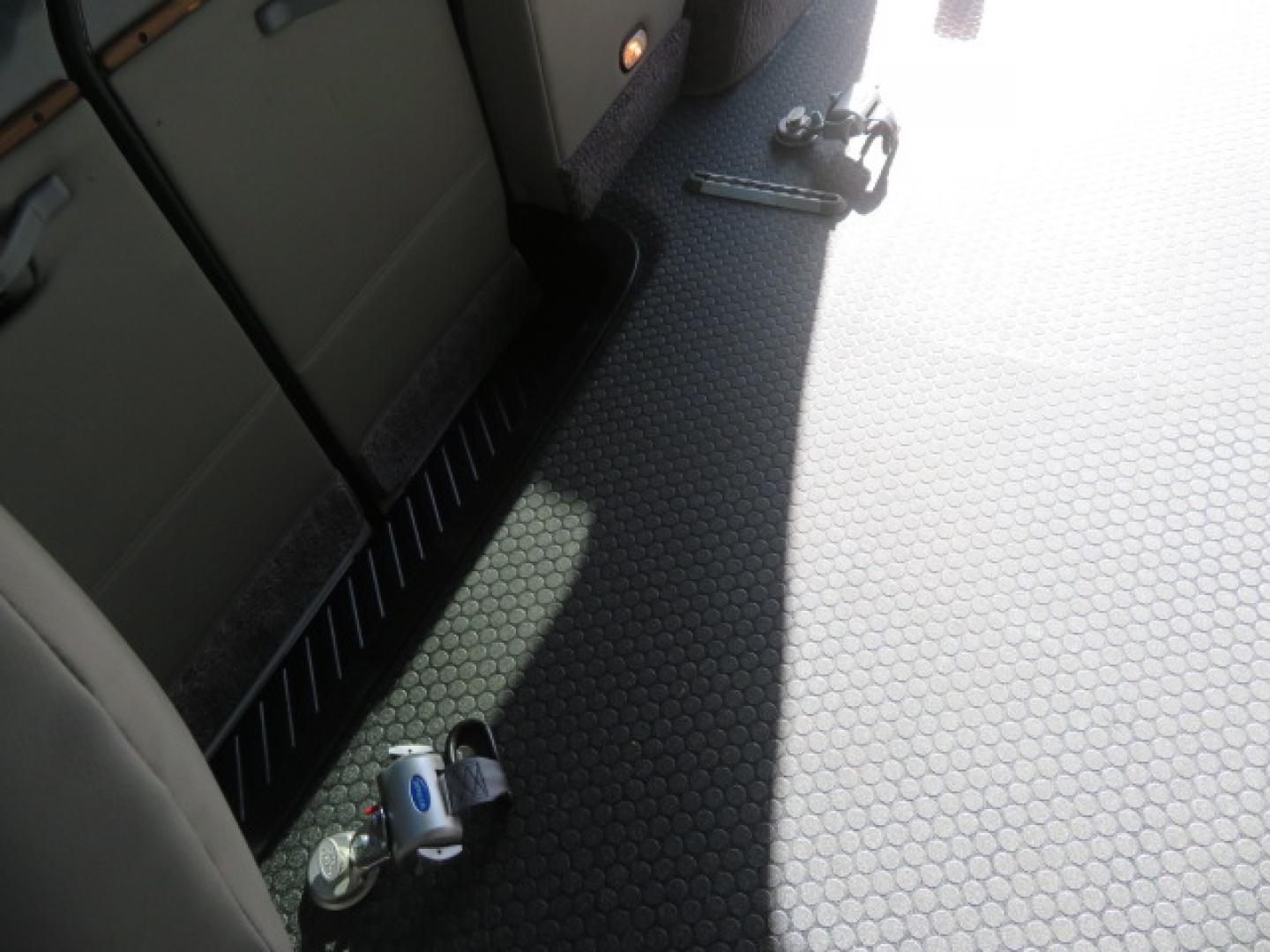 2013 White /Gray Ford E-Series Van E-150 (1FTNE1EL8DD) with an 5.4L V8 SOHC 16V FFV engine, 4-Speed Automatic transmission, located at 4301 Oak Circle #19, Boca Raton, FL, 33431, (954) 561-2499, 26.388472, -80.084045 - You are looking at a Gorgeous 2013 Ford Econoline High Top Rear Entry High Top Handicap Wheelchair Conversion van Tuscany VMI with 35K Original Miles, Ricon S Series 600LB Power Rear Entry Wheelchair Lift, , Q Straint Tie Downs Included, Room for 2 Wheelchairs, Hard Rubber Flooring, Window Shades, A - Photo#55