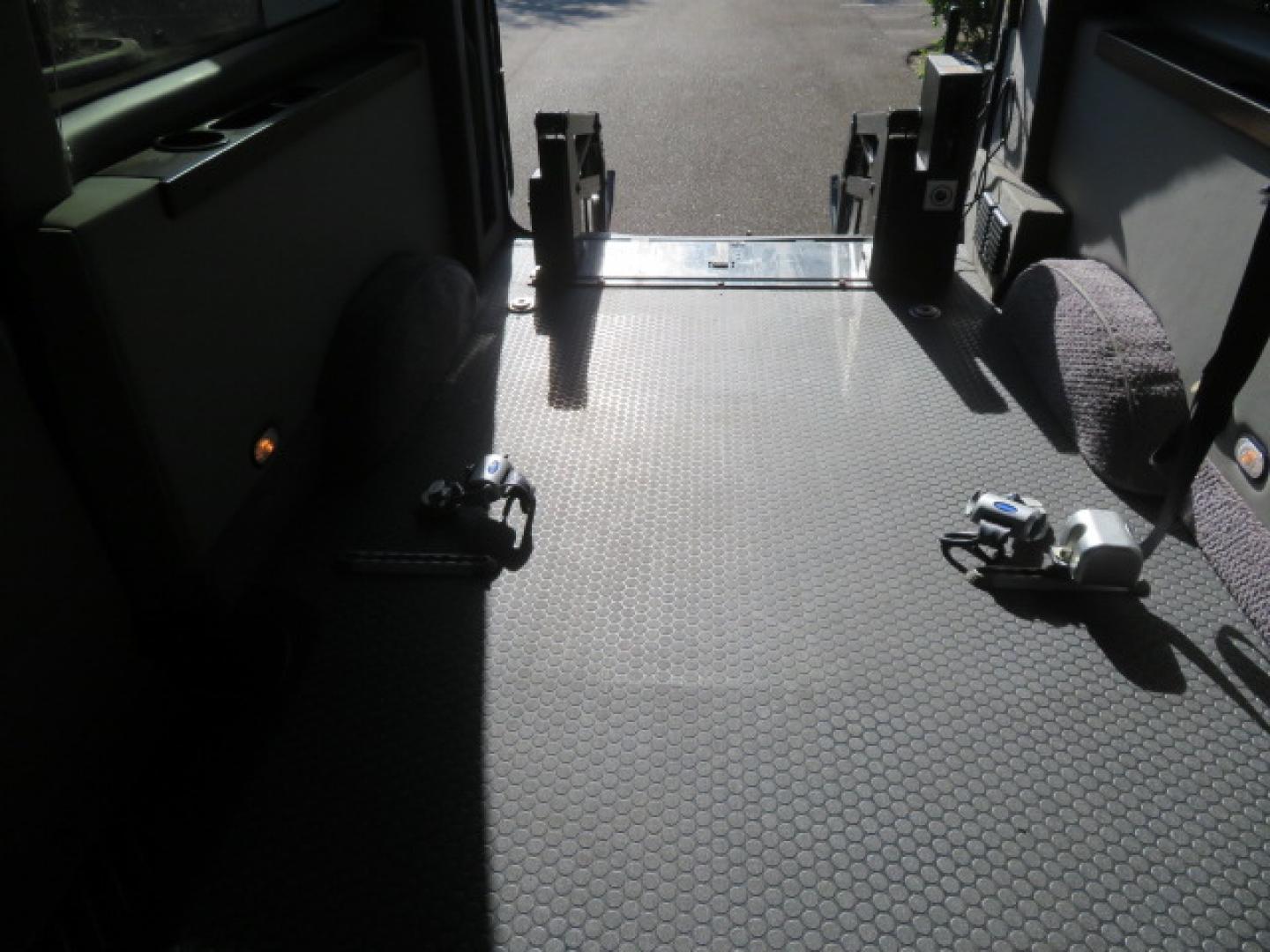 2013 White /Gray Ford E-Series Van E-150 (1FTNE1EL8DD) with an 5.4L V8 SOHC 16V FFV engine, 4-Speed Automatic transmission, located at 4301 Oak Circle #19, Boca Raton, FL, 33431, (954) 561-2499, 26.388472, -80.084045 - You are looking at a Gorgeous 2013 Ford Econoline High Top Rear Entry High Top Handicap Wheelchair Conversion van Tuscany VMI with 35K Original Miles, Ricon S Series 600LB Power Rear Entry Wheelchair Lift, , Q Straint Tie Downs Included, Room for 2 Wheelchairs, Hard Rubber Flooring, Window Shades, A - Photo#57