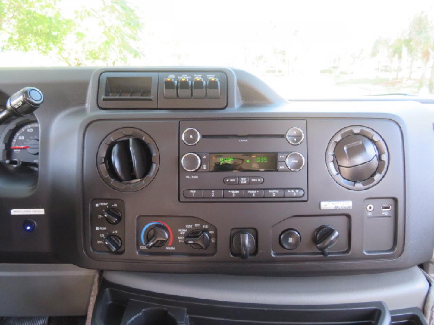 2013 White /Gray Ford E-Series Van E-150 (1FTNE1EL8DD) with an 5.4L V8 SOHC 16V FFV engine, 4-Speed Automatic transmission, located at 4301 Oak Circle #19, Boca Raton, FL, 33431, (954) 561-2499, 26.388472, -80.084045 - You are looking at a Gorgeous 2013 Ford Econoline High Top Rear Entry High Top Handicap Wheelchair Conversion van Tuscany VMI with 35K Original Miles, Ricon S Series 600LB Power Rear Entry Wheelchair Lift, , Q Straint Tie Downs Included, Room for 2 Wheelchairs, Hard Rubber Flooring, Window Shades, A - Photo#64