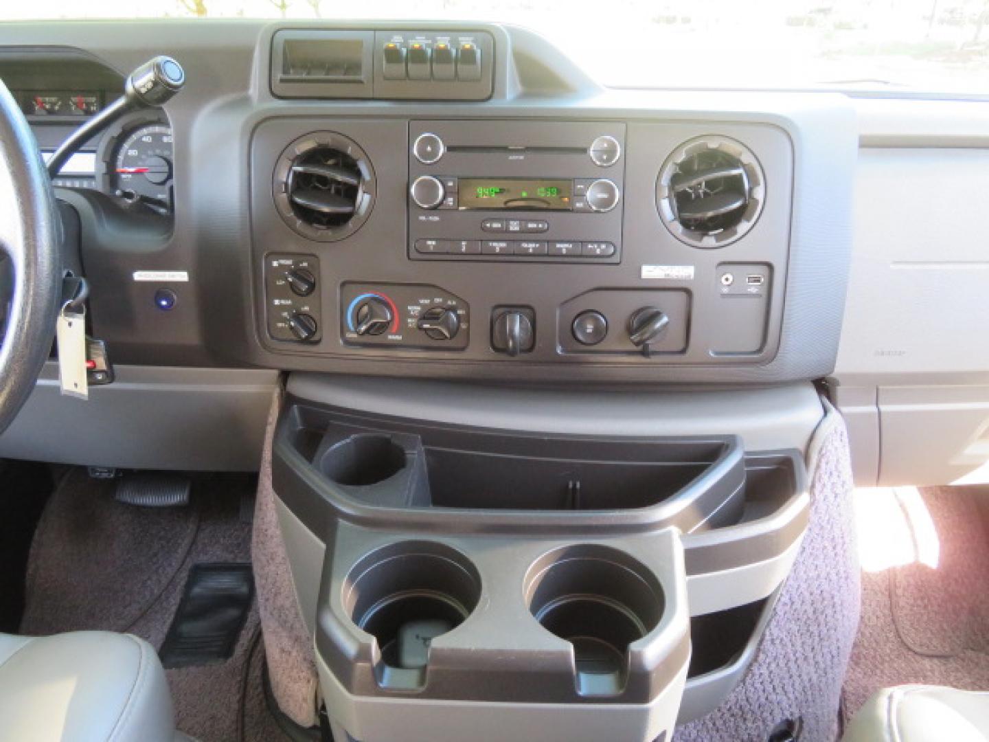 2013 White /Gray Ford E-Series Van E-150 (1FTNE1EL8DD) with an 5.4L V8 SOHC 16V FFV engine, 4-Speed Automatic transmission, located at 4301 Oak Circle #19, Boca Raton, FL, 33431, (954) 561-2499, 26.388472, -80.084045 - You are looking at a Gorgeous 2013 Ford Econoline High Top Rear Entry High Top Handicap Wheelchair Conversion van Tuscany VMI with 35K Original Miles, Ricon S Series 600LB Power Rear Entry Wheelchair Lift, , Q Straint Tie Downs Included, Room for 2 Wheelchairs, Hard Rubber Flooring, Window Shades, A - Photo#65