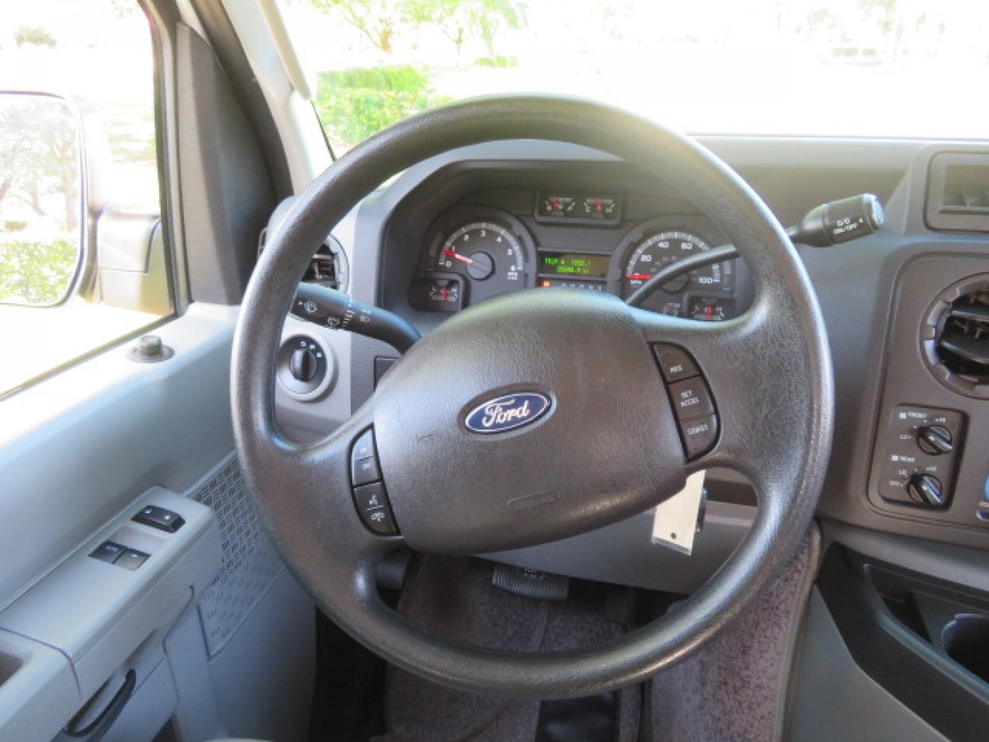 2013 White /Gray Ford E-Series Van E-150 (1FTNE1EL8DD) with an 5.4L V8 SOHC 16V FFV engine, 4-Speed Automatic transmission, located at 4301 Oak Circle #19, Boca Raton, FL, 33431, (954) 561-2499, 26.388472, -80.084045 - You are looking at a Gorgeous 2013 Ford Econoline High Top Rear Entry High Top Handicap Wheelchair Conversion van Tuscany VMI with 35K Original Miles, Ricon S Series 600LB Power Rear Entry Wheelchair Lift, , Q Straint Tie Downs Included, Room for 2 Wheelchairs, Hard Rubber Flooring, Window Shades, A - Photo#68